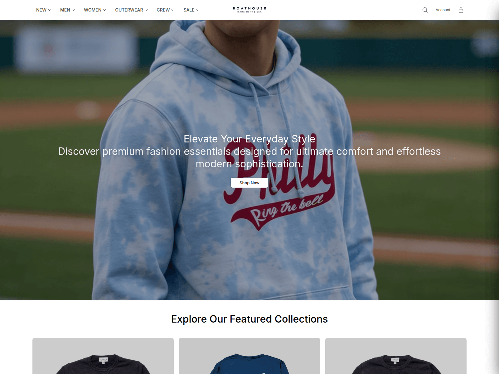 Screenshot of boathouseofficial.shop
