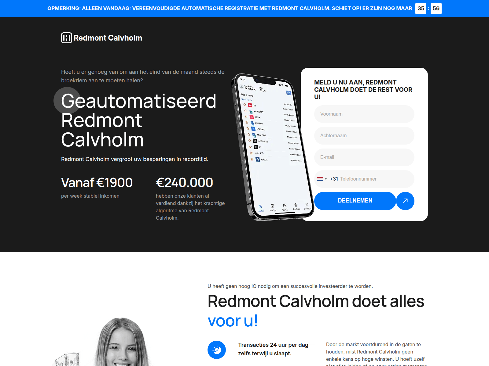 redmontcalvholm.com 的截图
