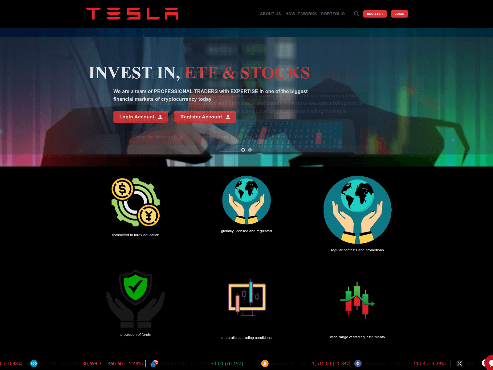 Снимок экрана teslastkmarketltd.com