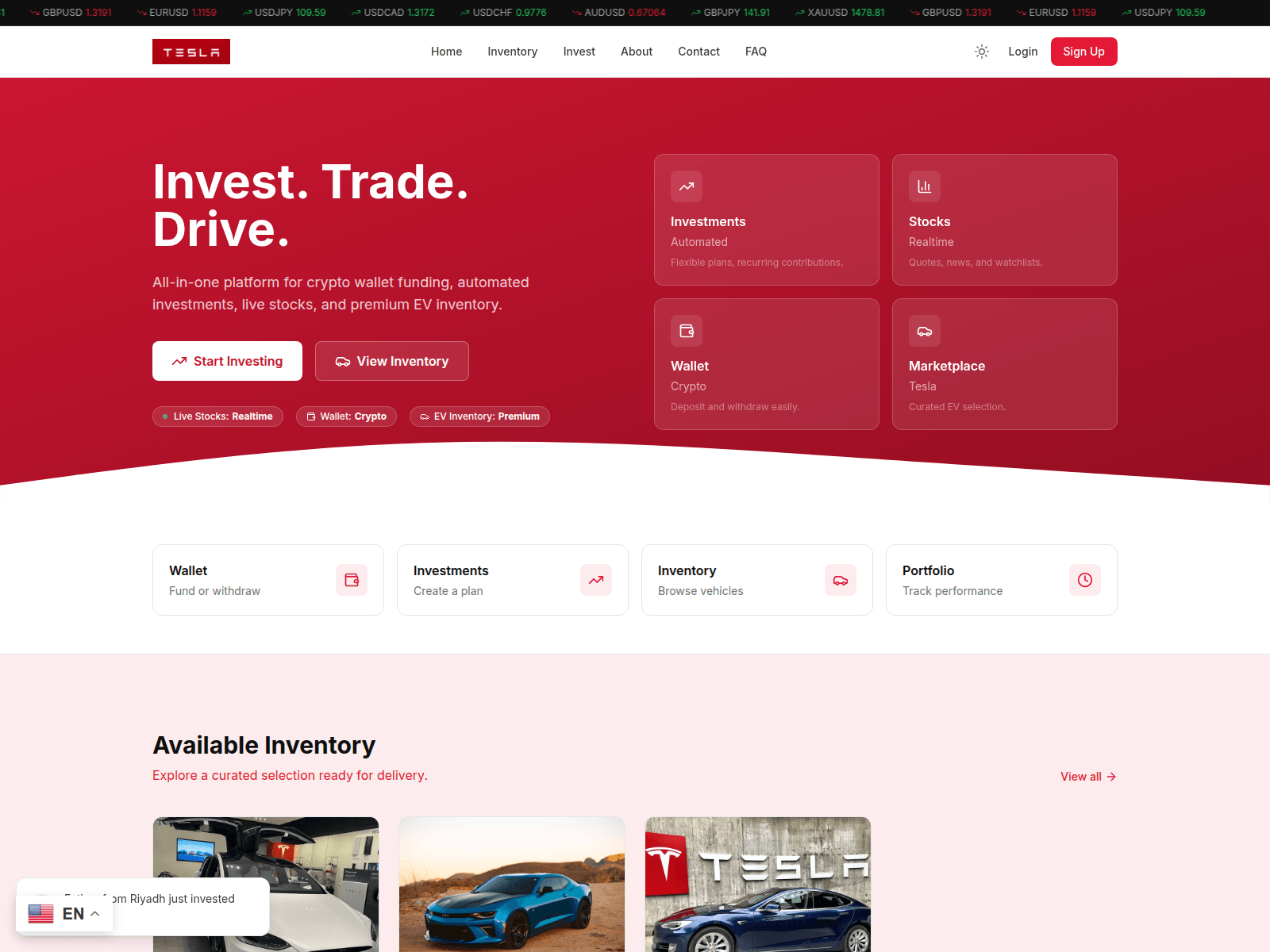 Screenshot of tesm.internezz.xyz