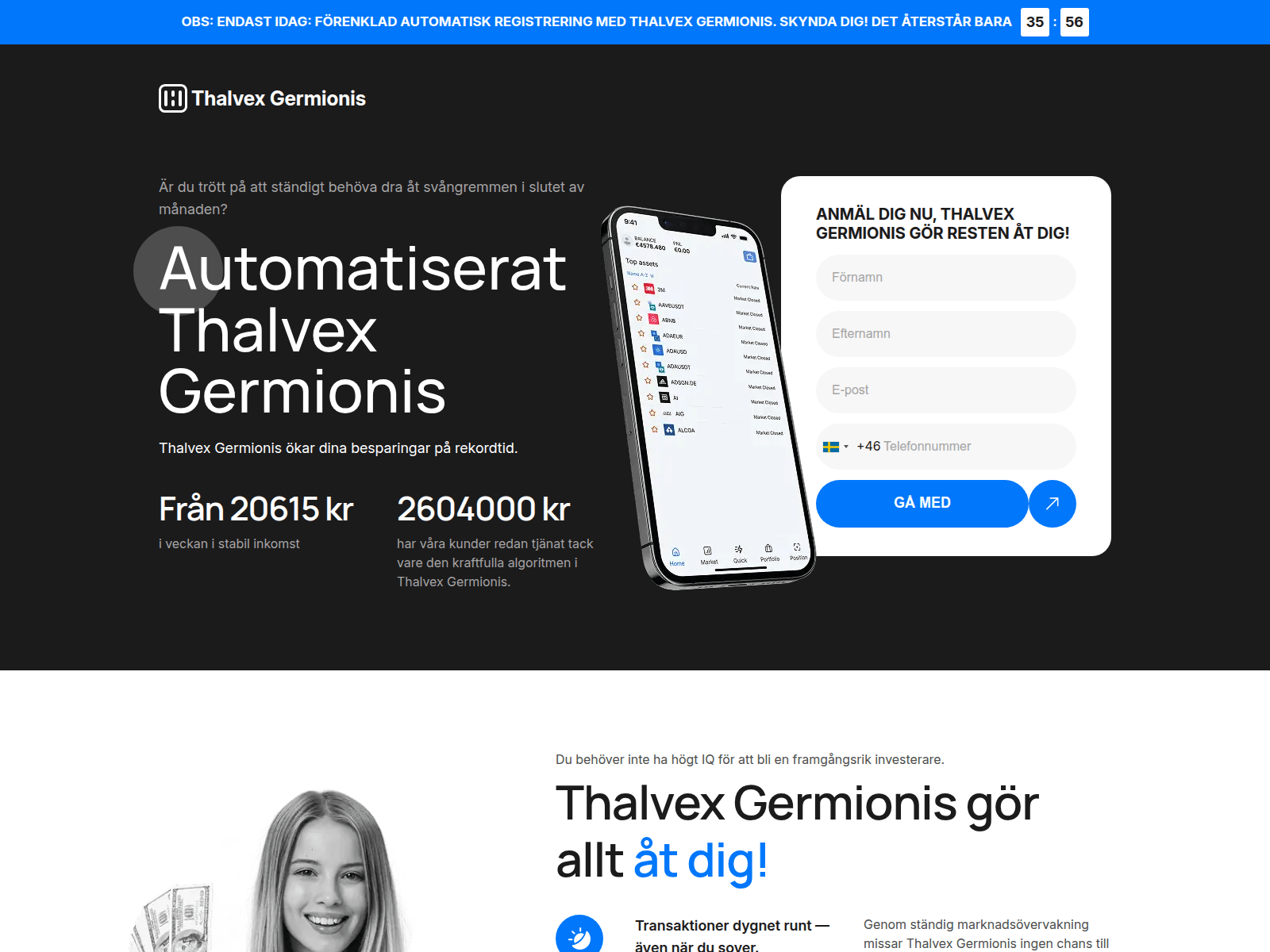 Screenshot of thalvexgermionistrade.de
