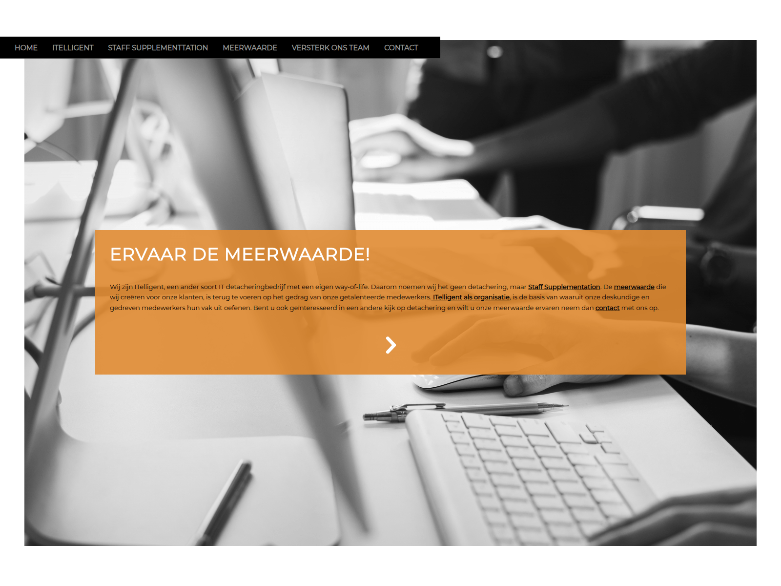 Screenshot of itelligent.nl