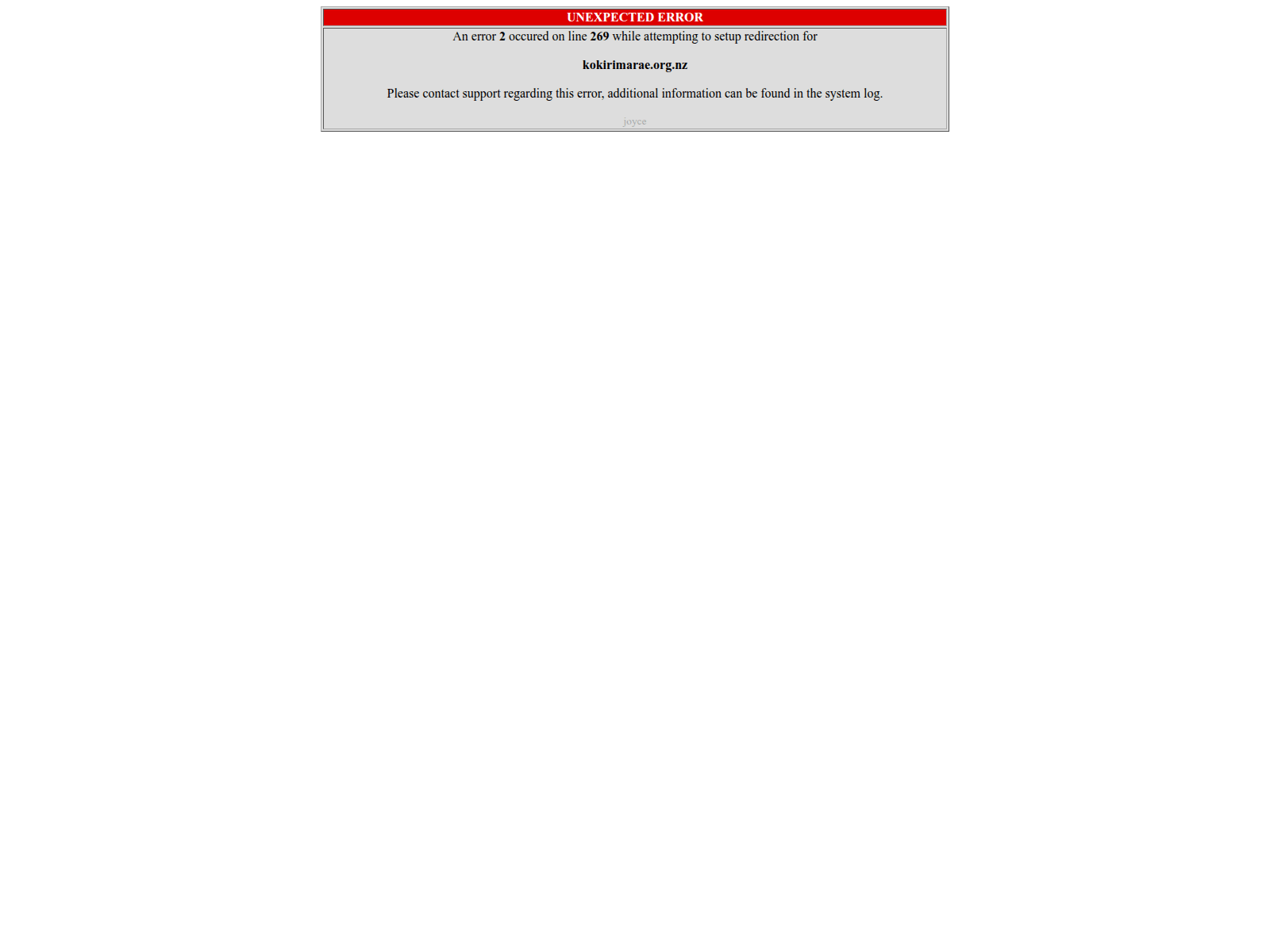 Screenshot of kokirimarae.org.nz