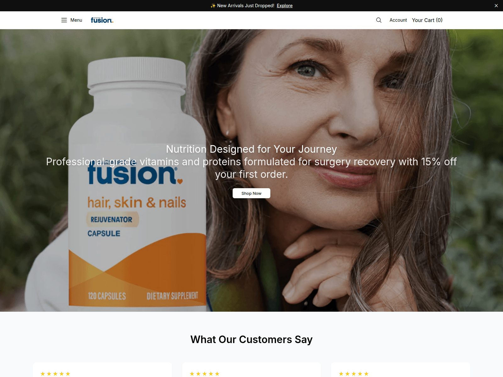 Screenshot of bariatricfusion.shop