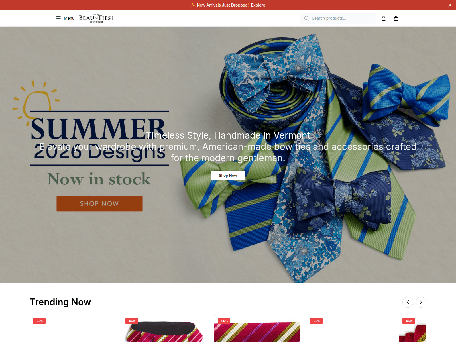 Screenshot of beautiesofvermontstore.shop