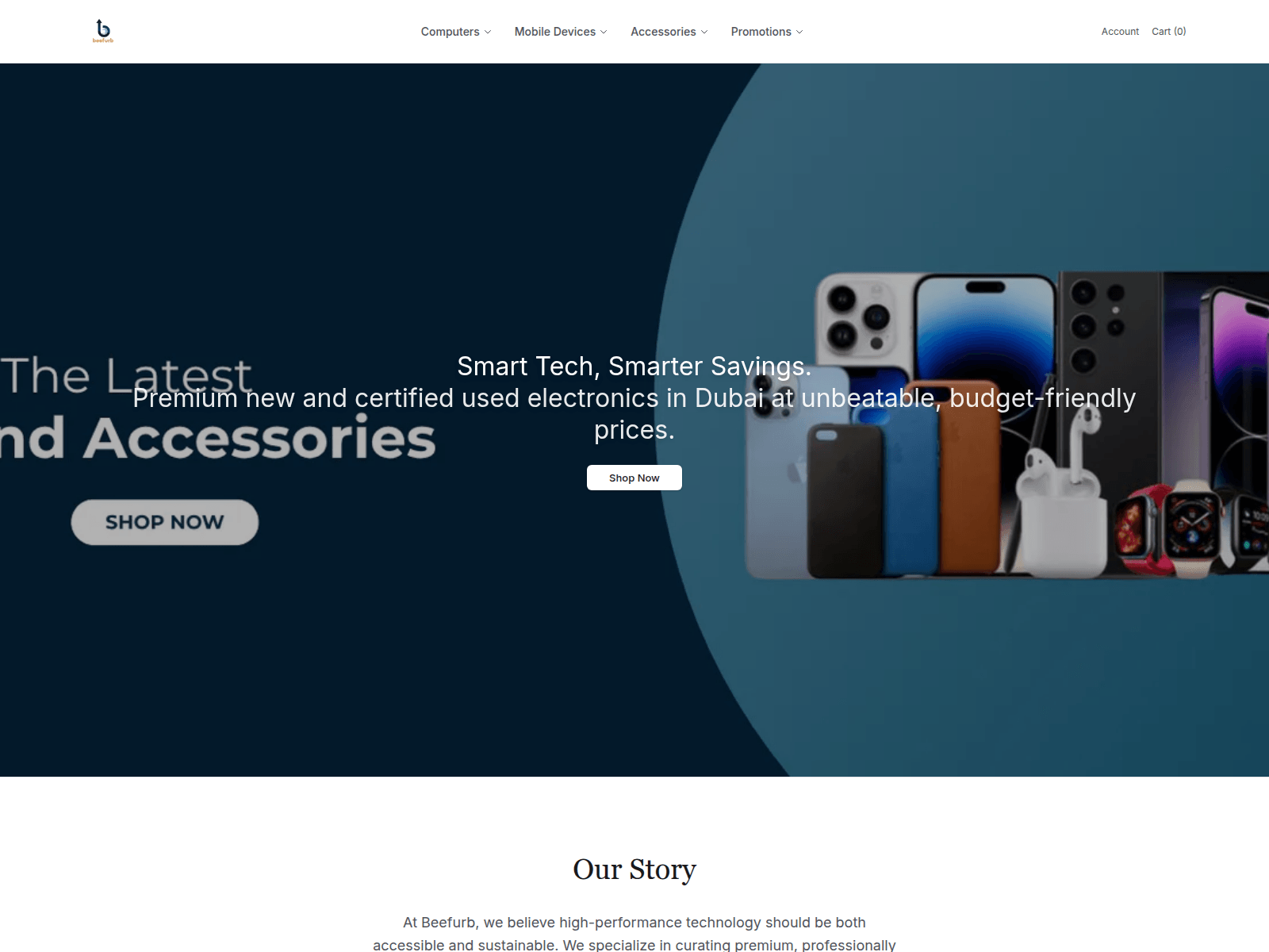 Screenshot di beefurb.shop