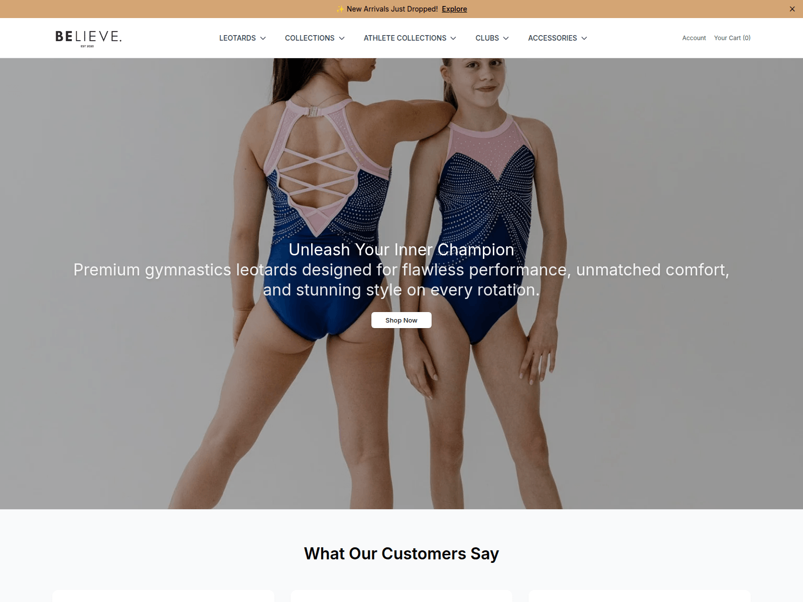 Screenshot of belivestretch.shop