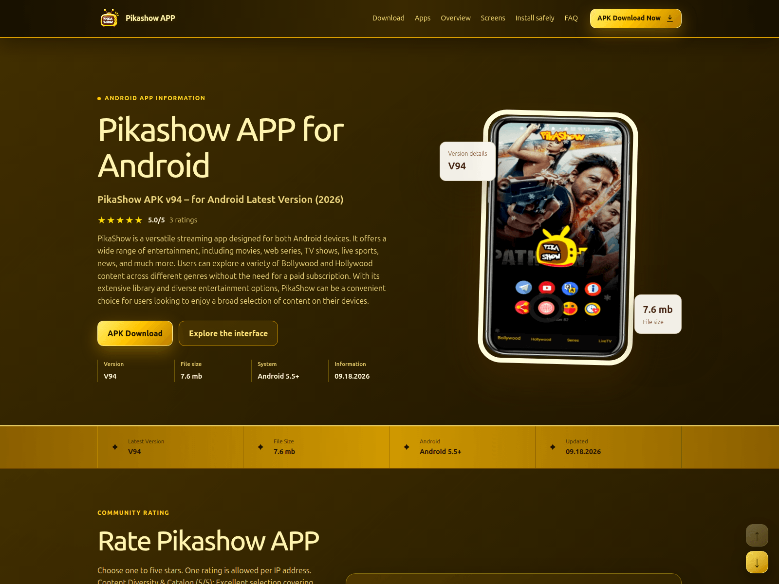 Tangkapan layar pika.show