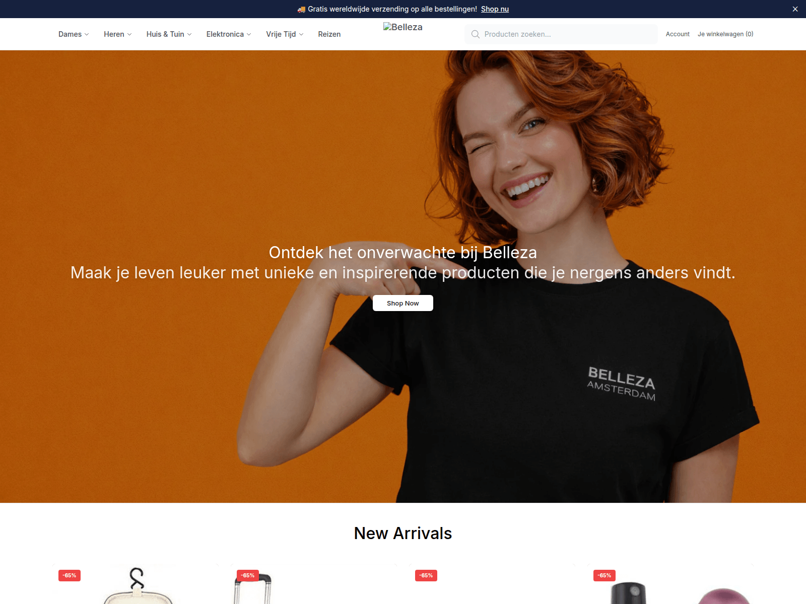 Screenshot of belvantage.shop