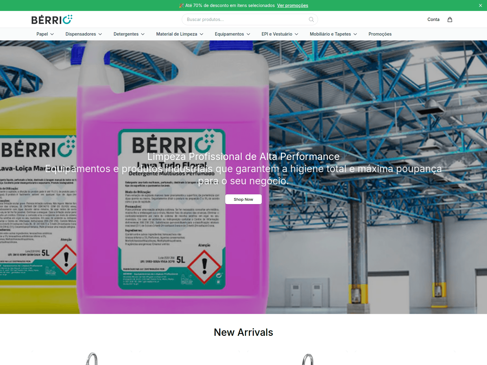 Screenshot of berrioofficial.shop