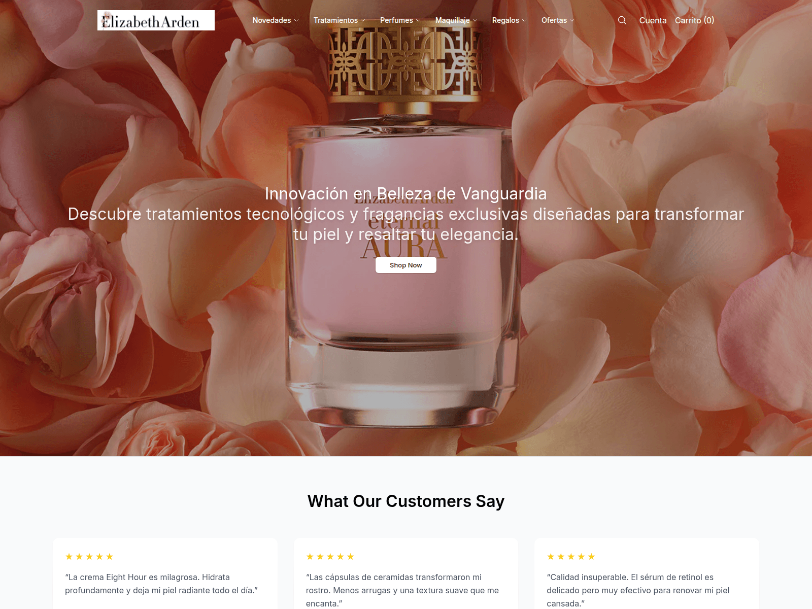 Screenshot of bethglow.shop