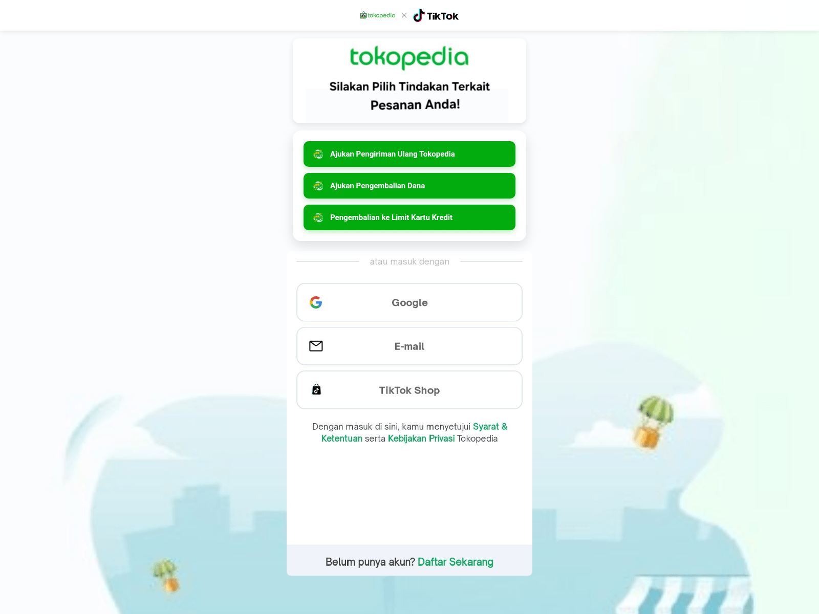 Screenshot of pusatbantuantokopedia.daftar-id.biz.id