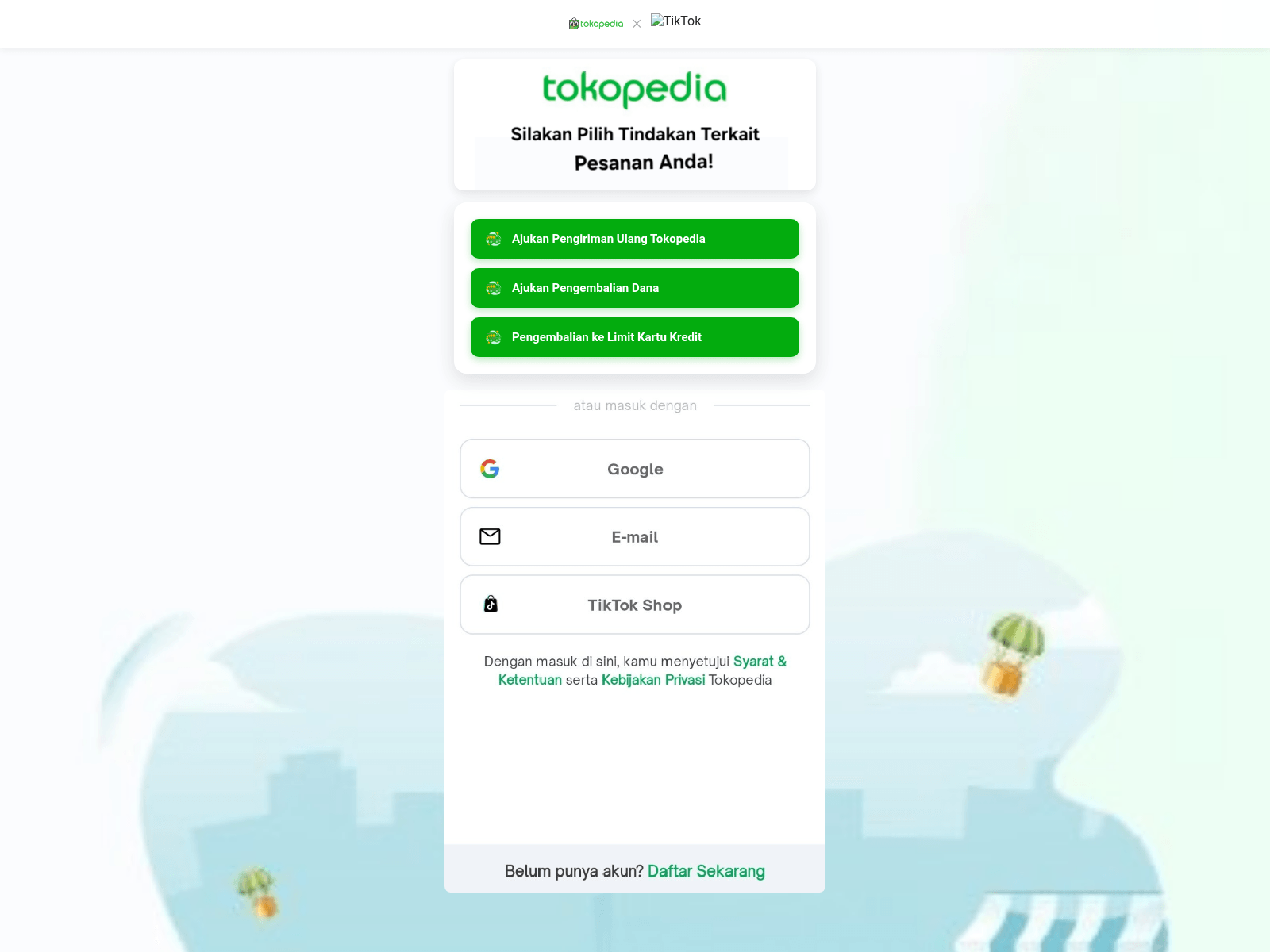 Screenshot of pusatbantuantokopedia.daftar-id.biz.id