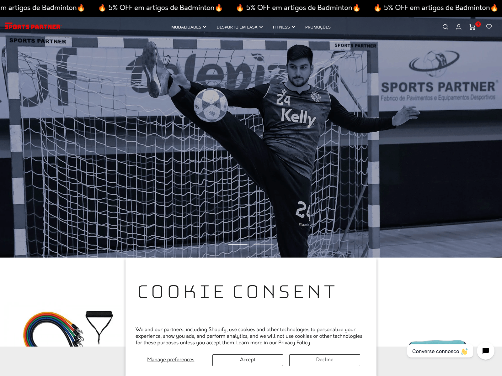 Screenshot of sportspartner.pt