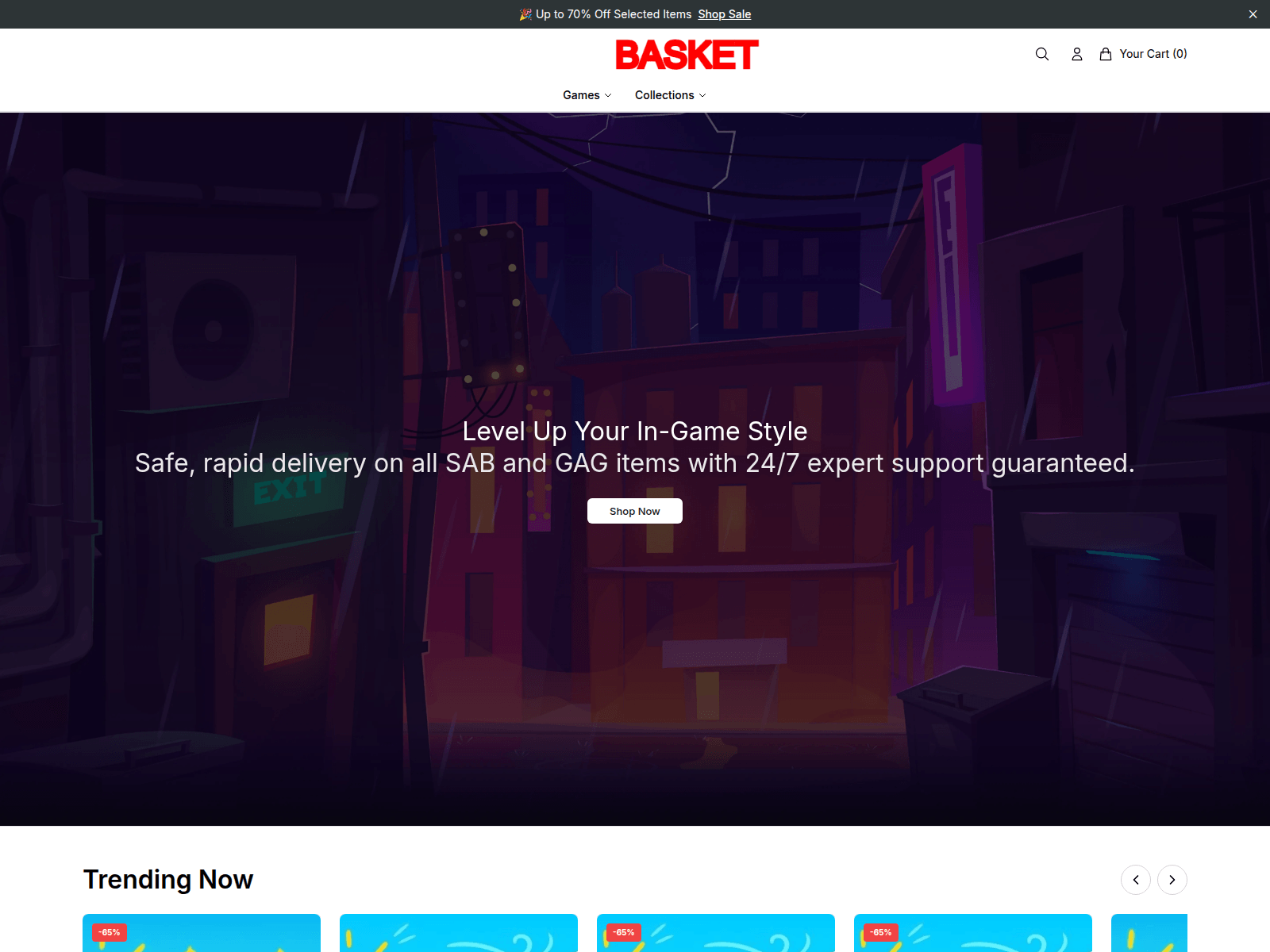 Снимок экрана bloxbasketselect.shop