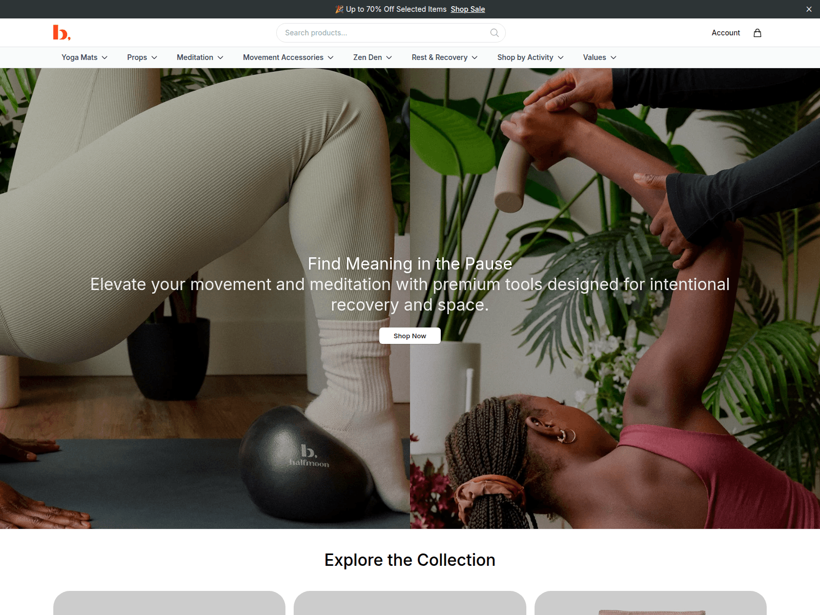 Снимок экрана bhalfmoonactive.shop