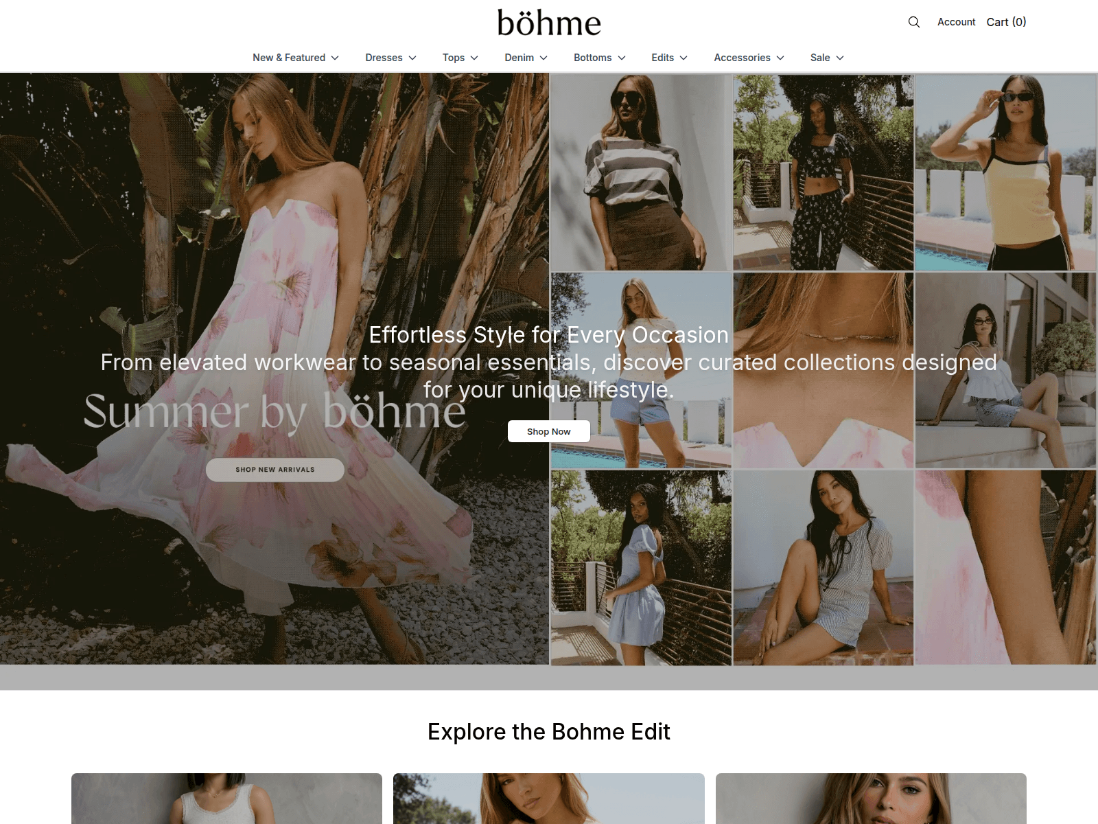 Screenshot of bhmluxe.shop