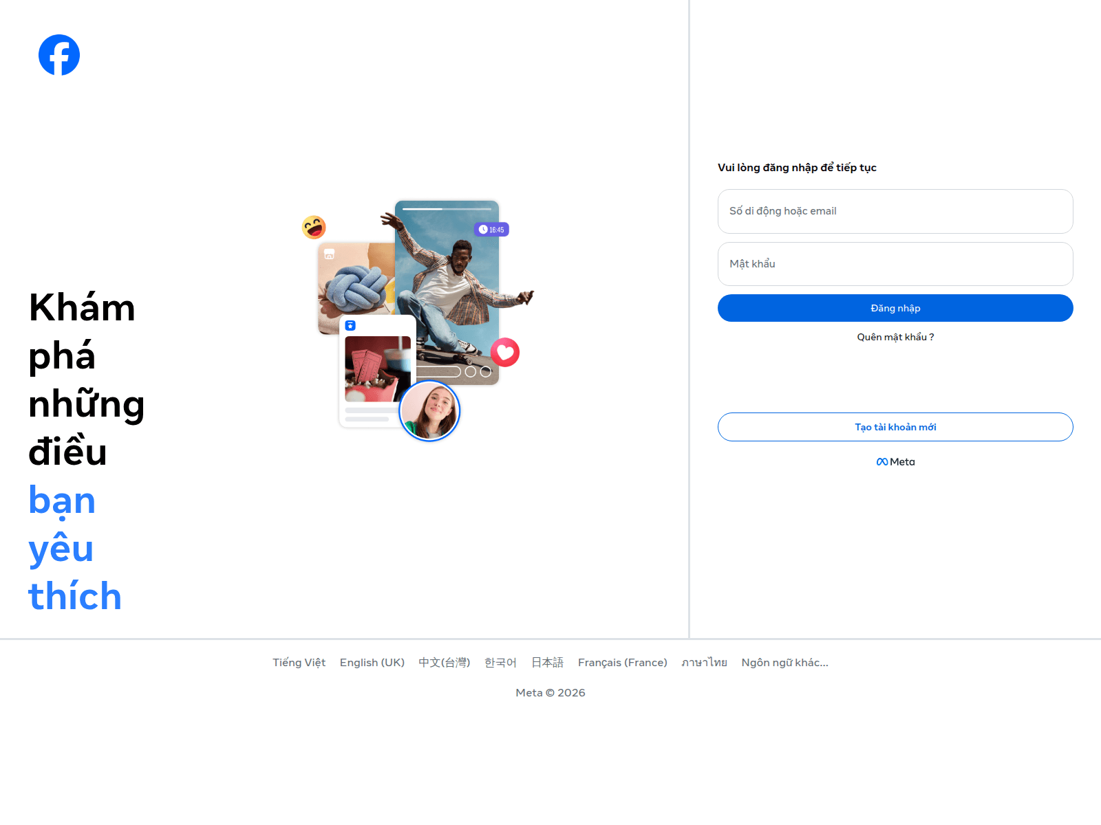 Screenshot of m-faceboooks.com.vn