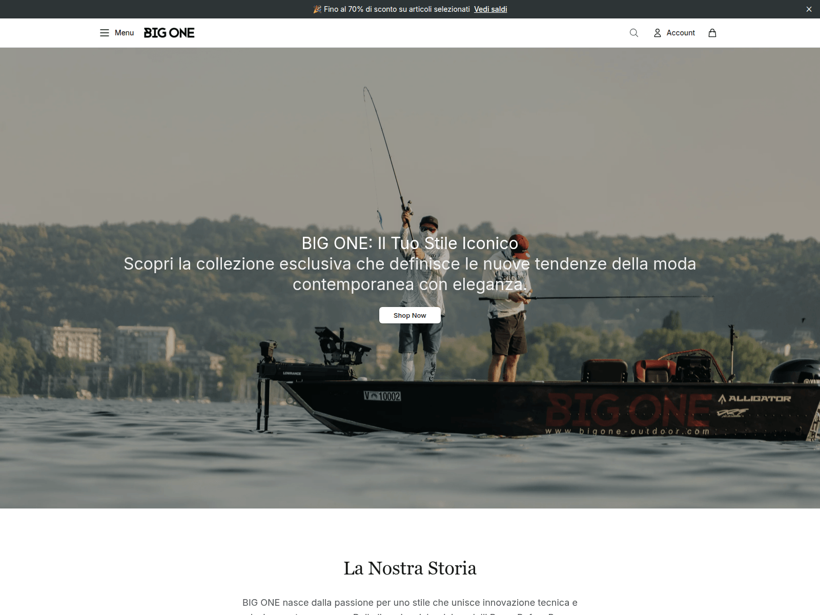 Screenshot di bigoneoutdoorshop.shop