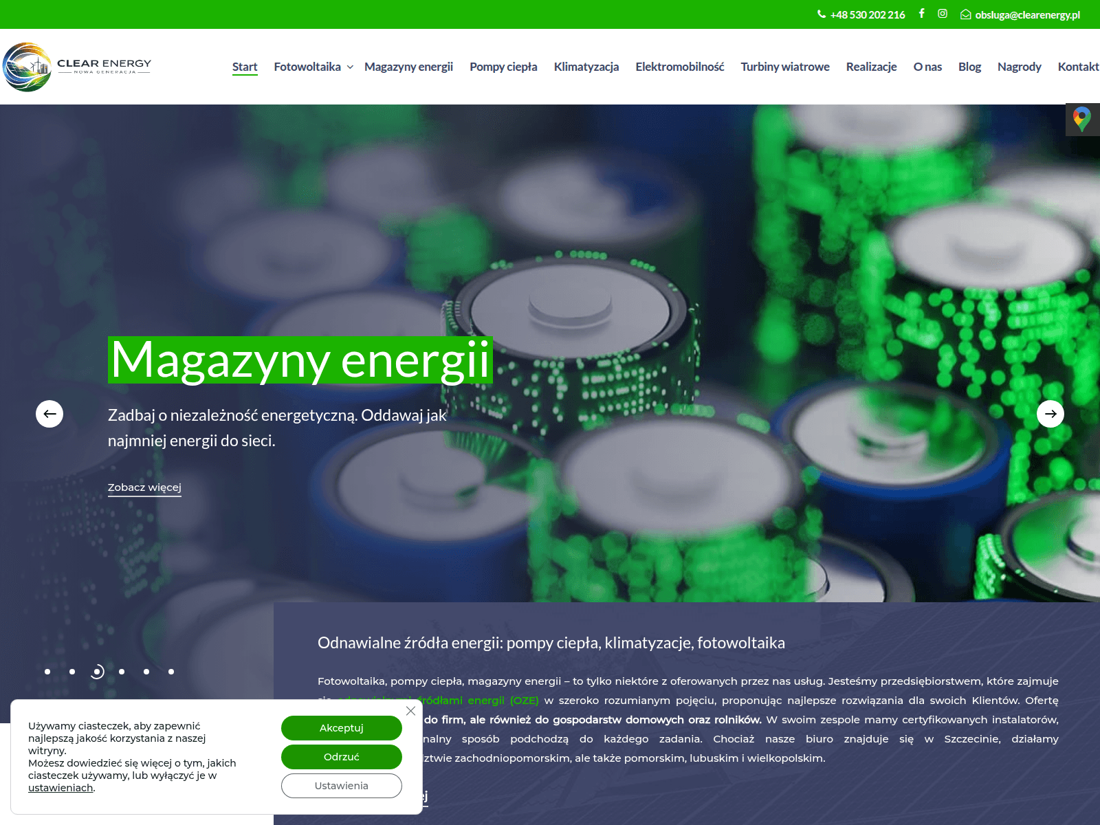 Screenshot of clearenergy.pl