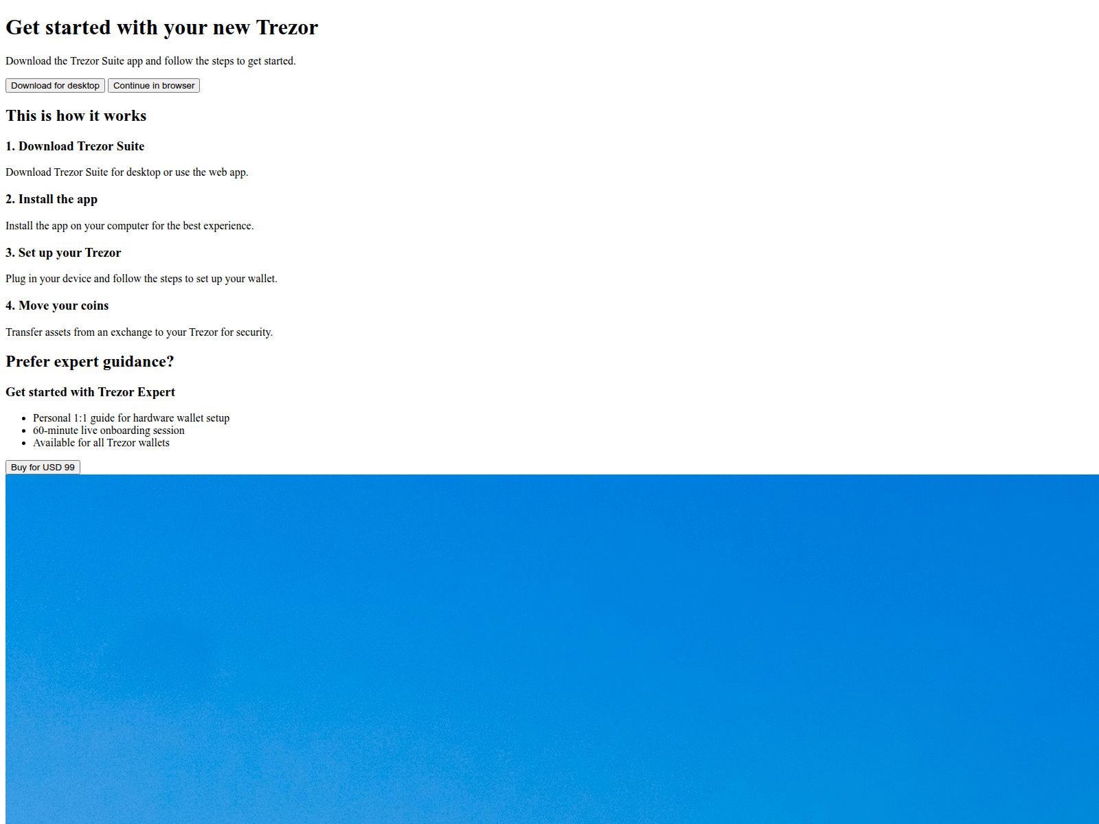 لقطة شاشة لـ en-home-trezore.pages.dev
