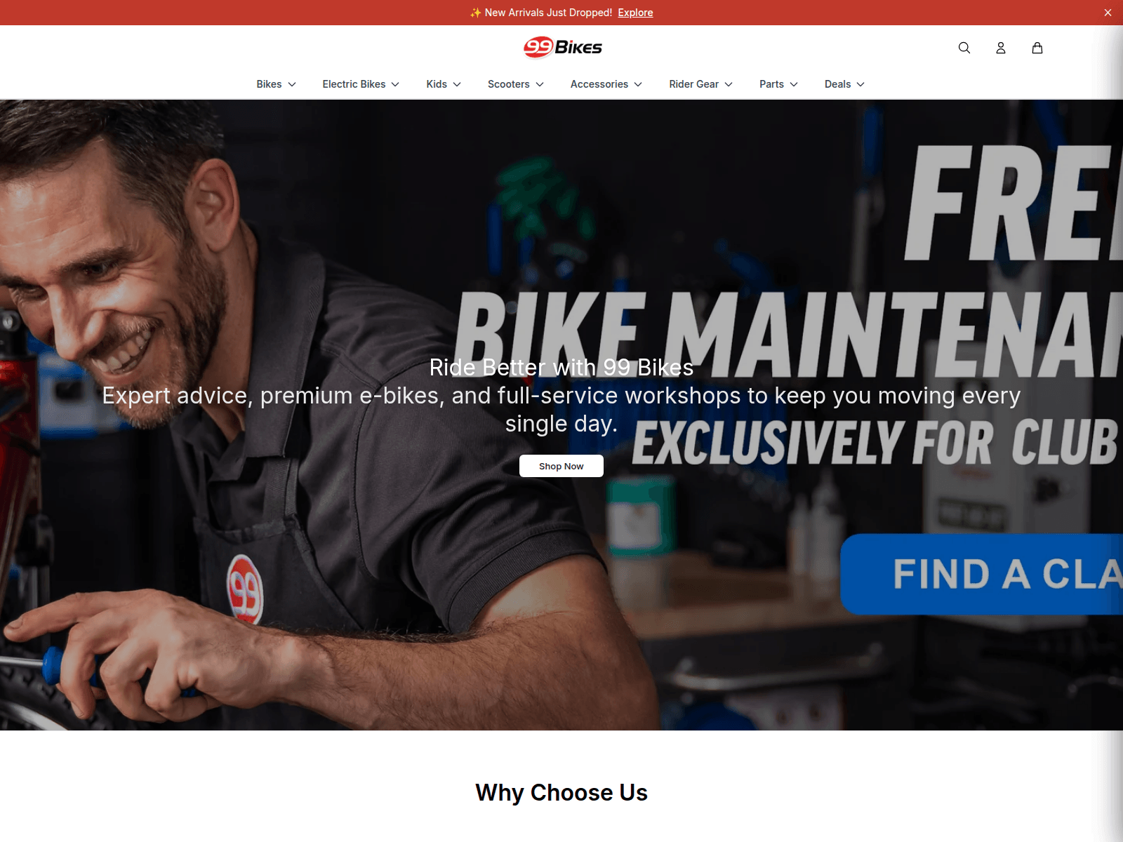 Screenshot of bikesstore.shop