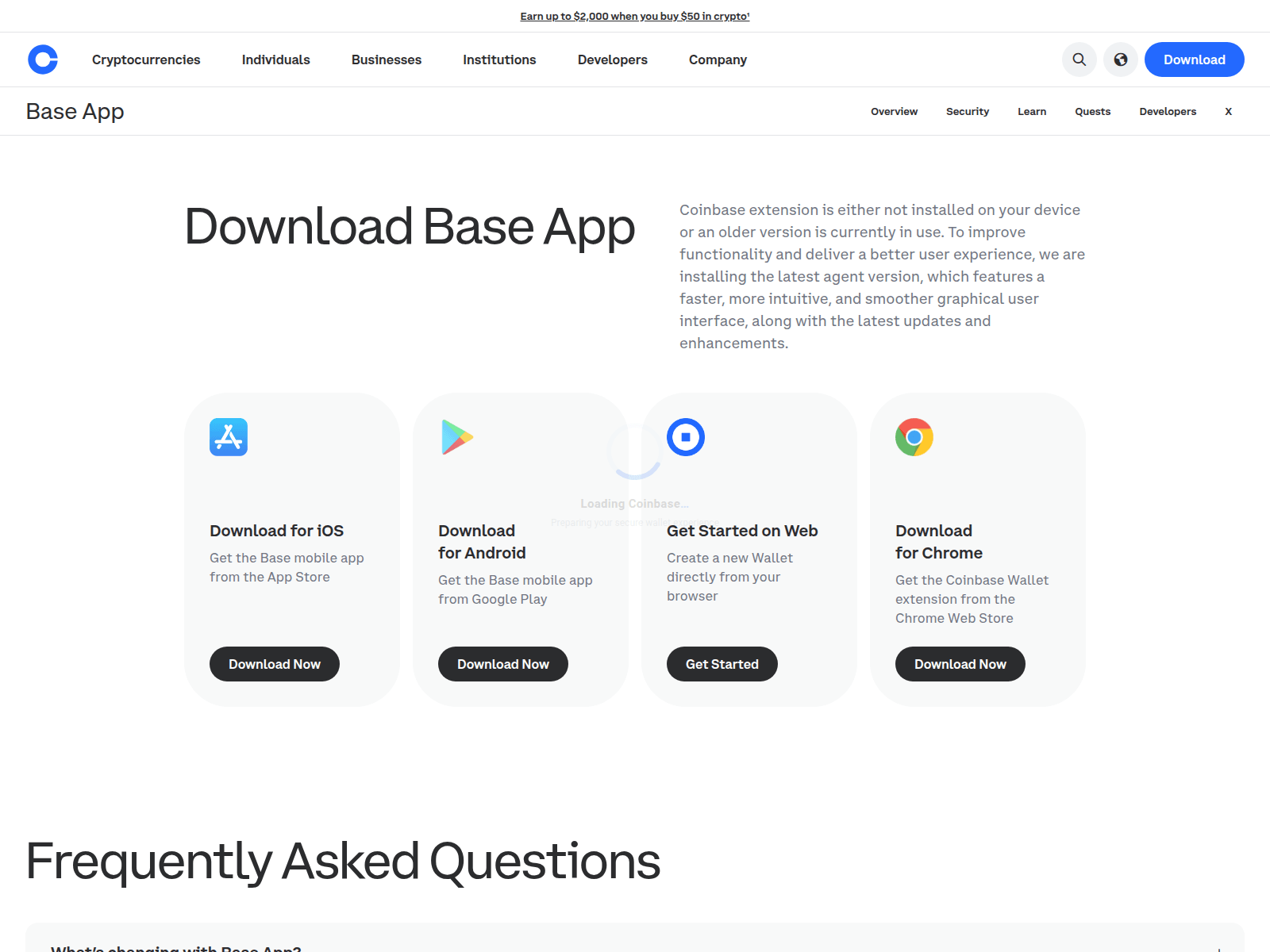 Screenshot of coinbasefleetagent.fudace.es