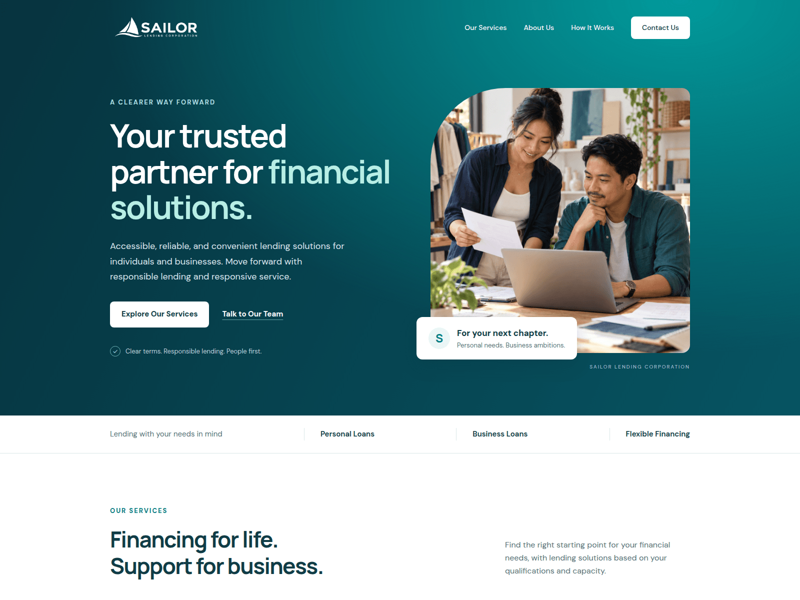 Снимок экрана sailor-lending.com