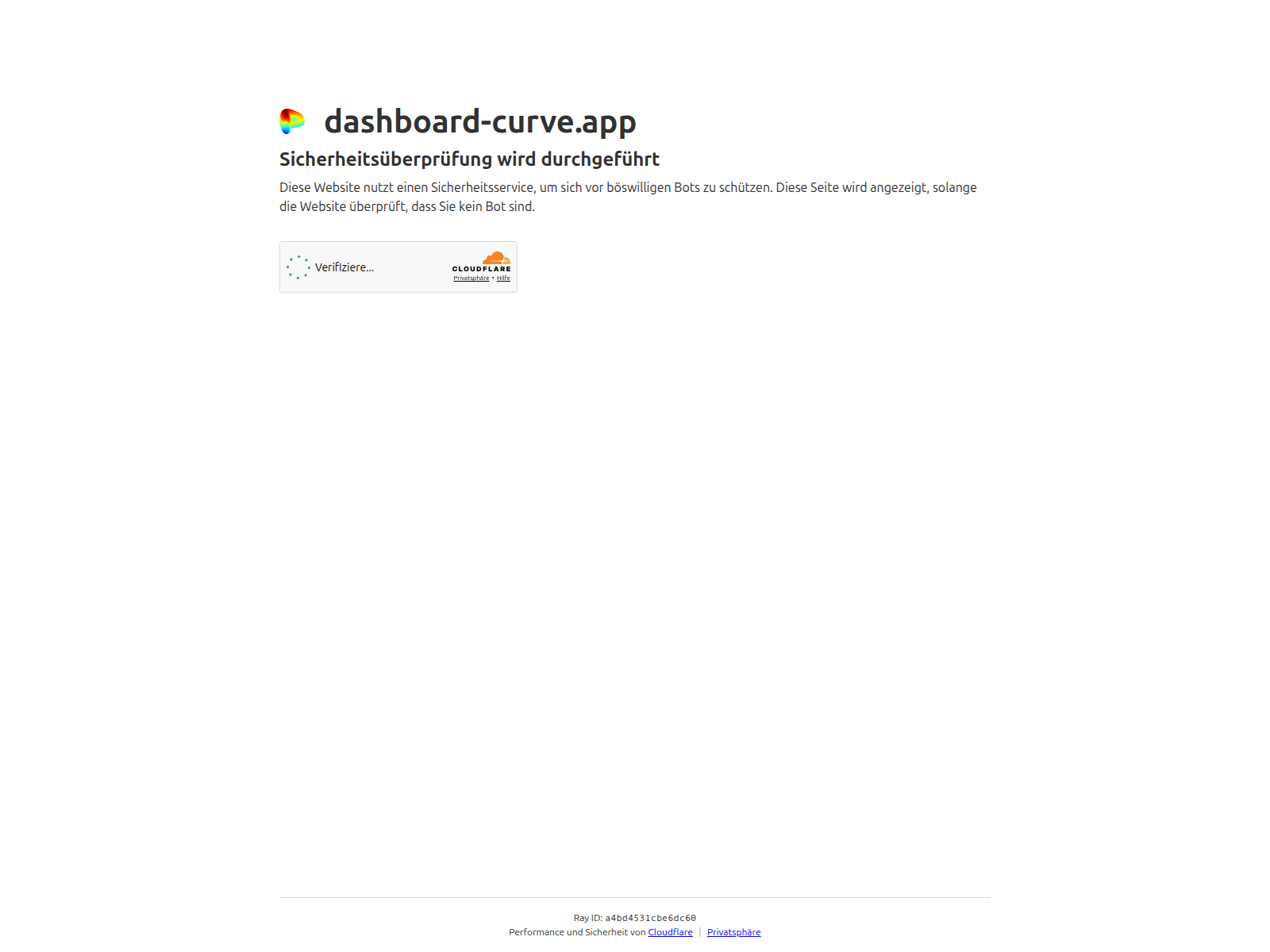 Screenshot of dashboard-curve.app