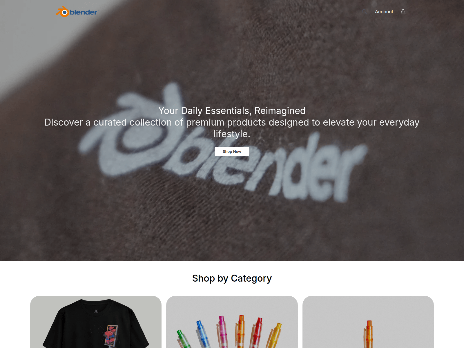 Снимок экрана blendershop.shop