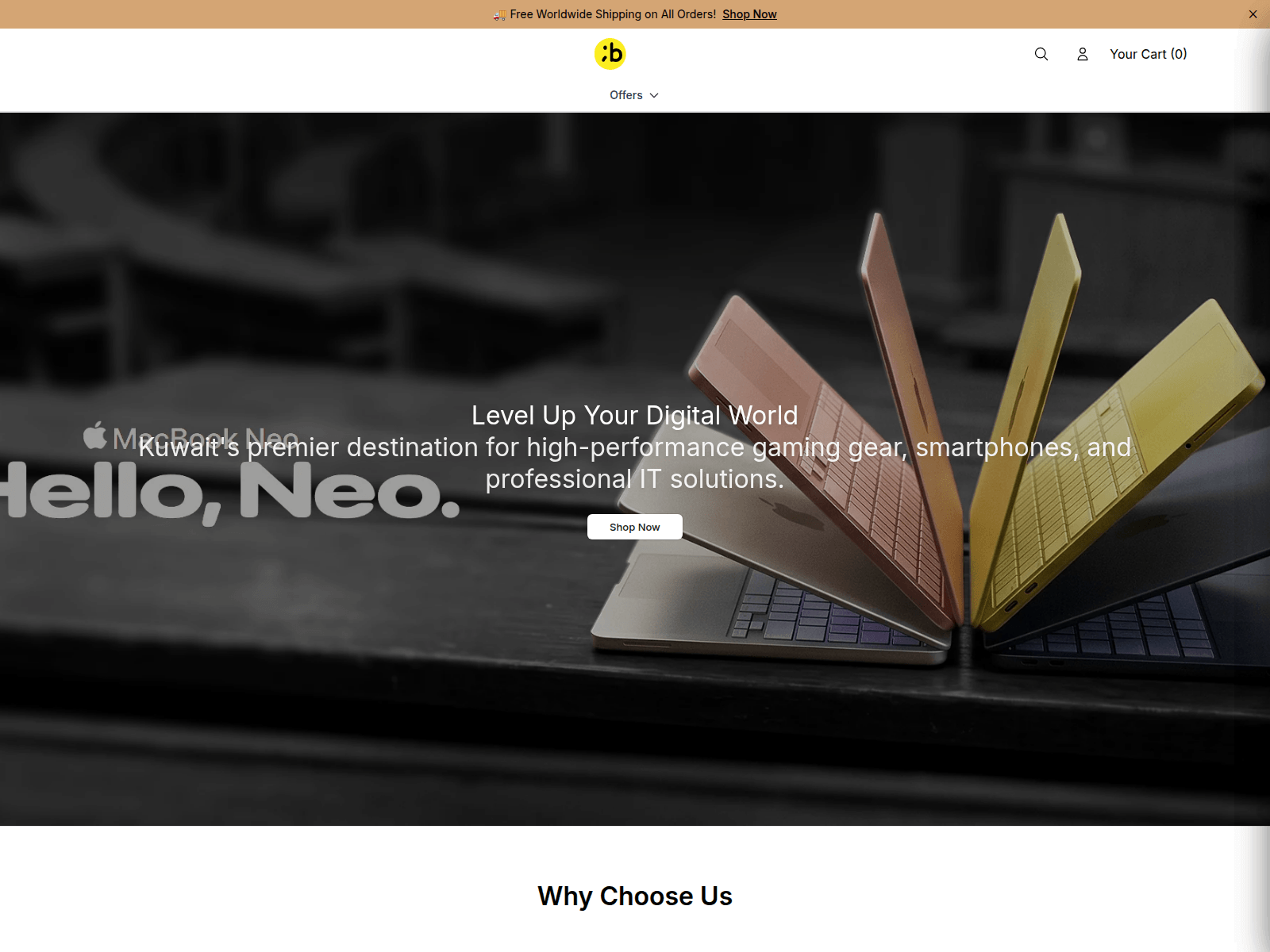 Screenshot of blinkelectronics.shop