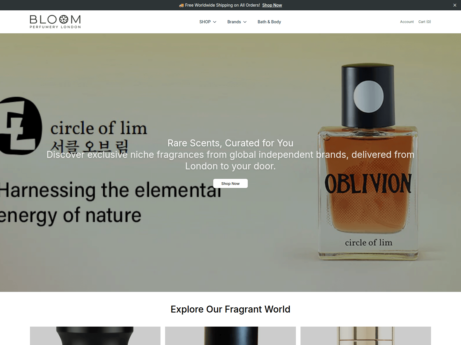 Screenshot of bloomperfumeshop.shop