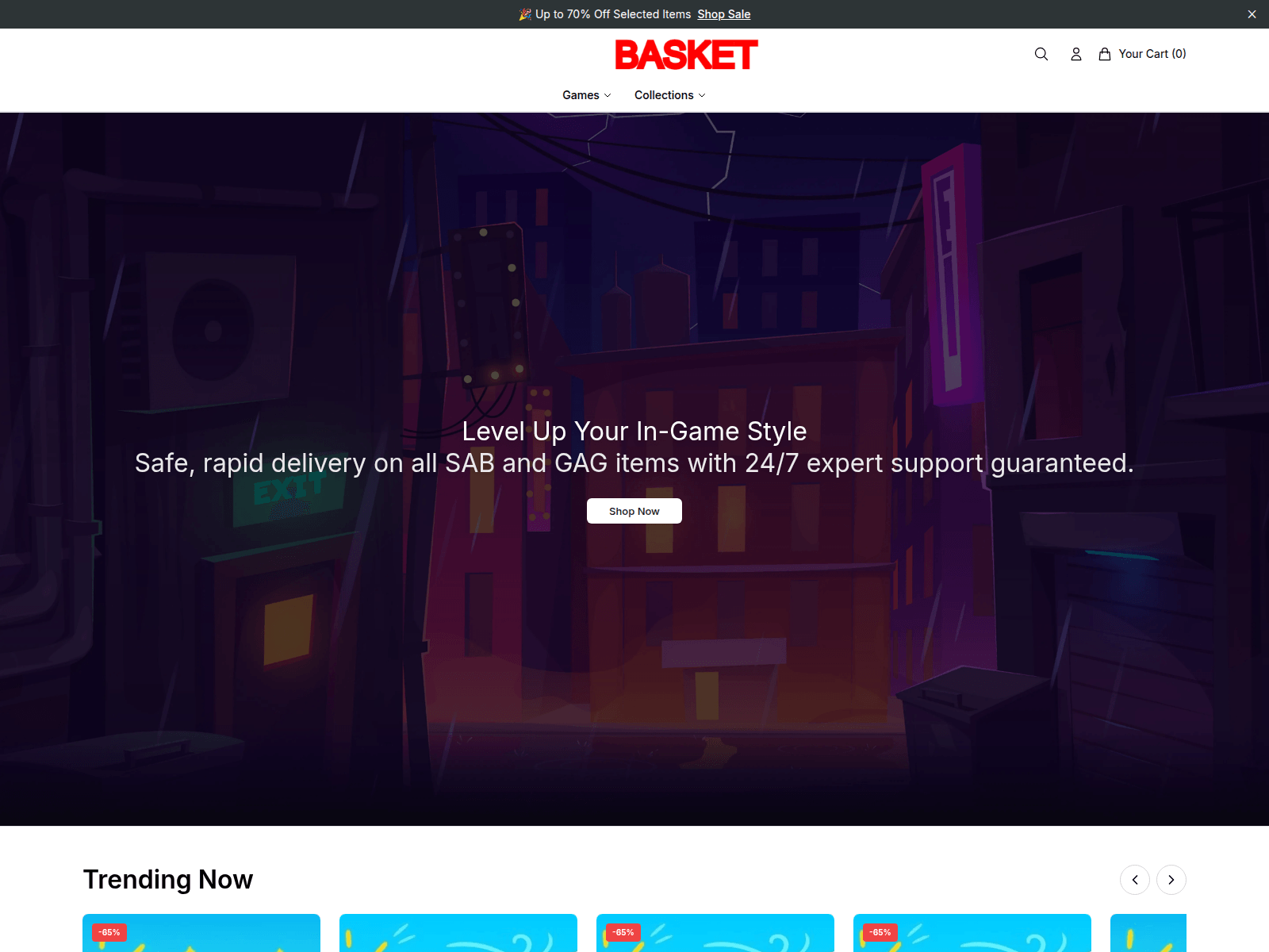 Снимок экрана bloxbasketselect.shop