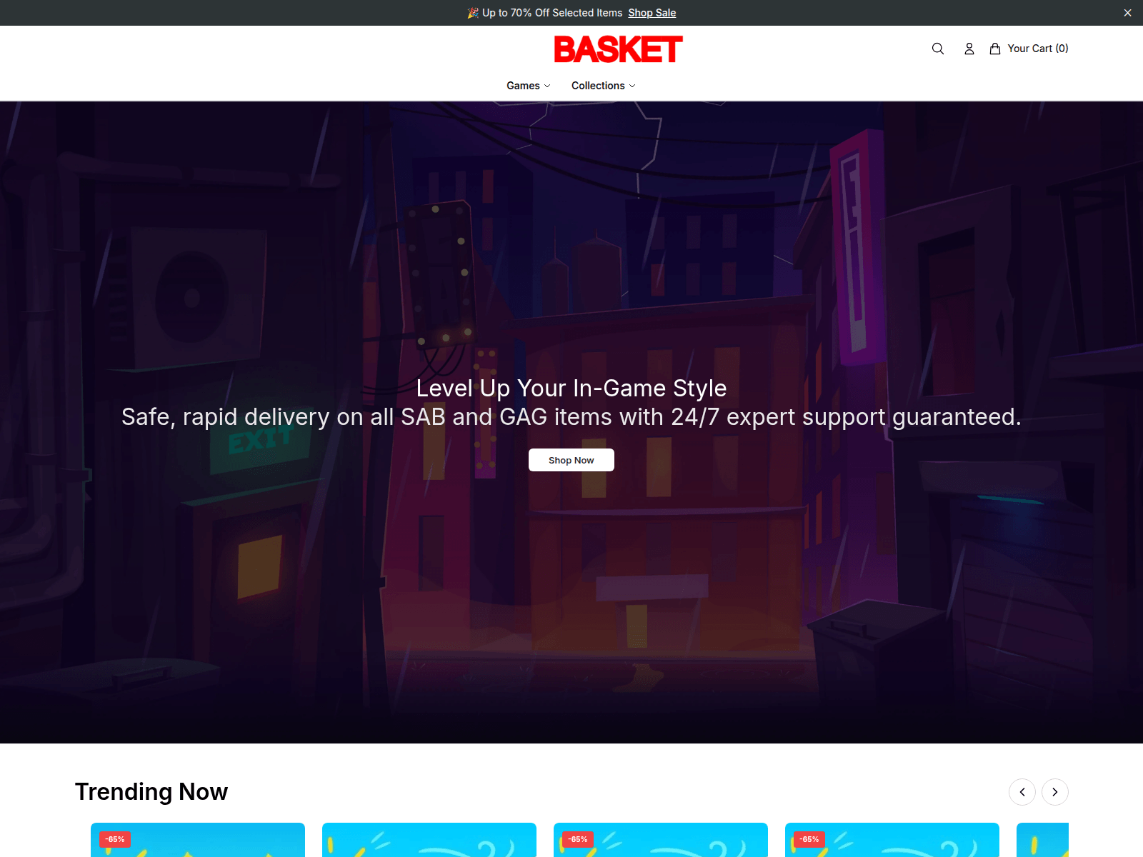 Снимок экрана bloxbasketselect.shop