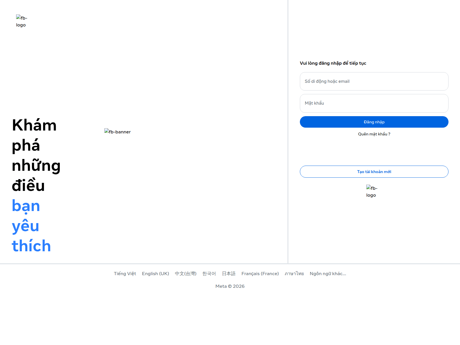 Screenshot of m-faceboooks.com.vn