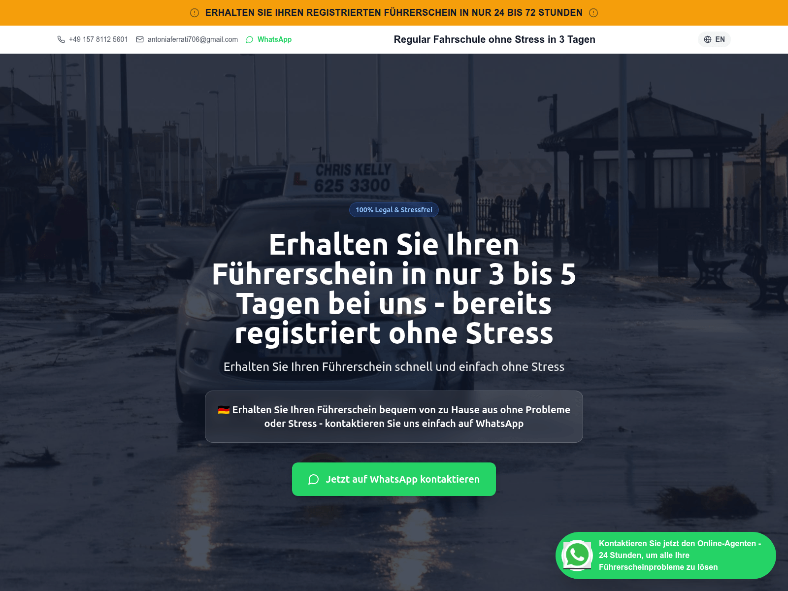 Screenshot of jetztlegalschnell.de