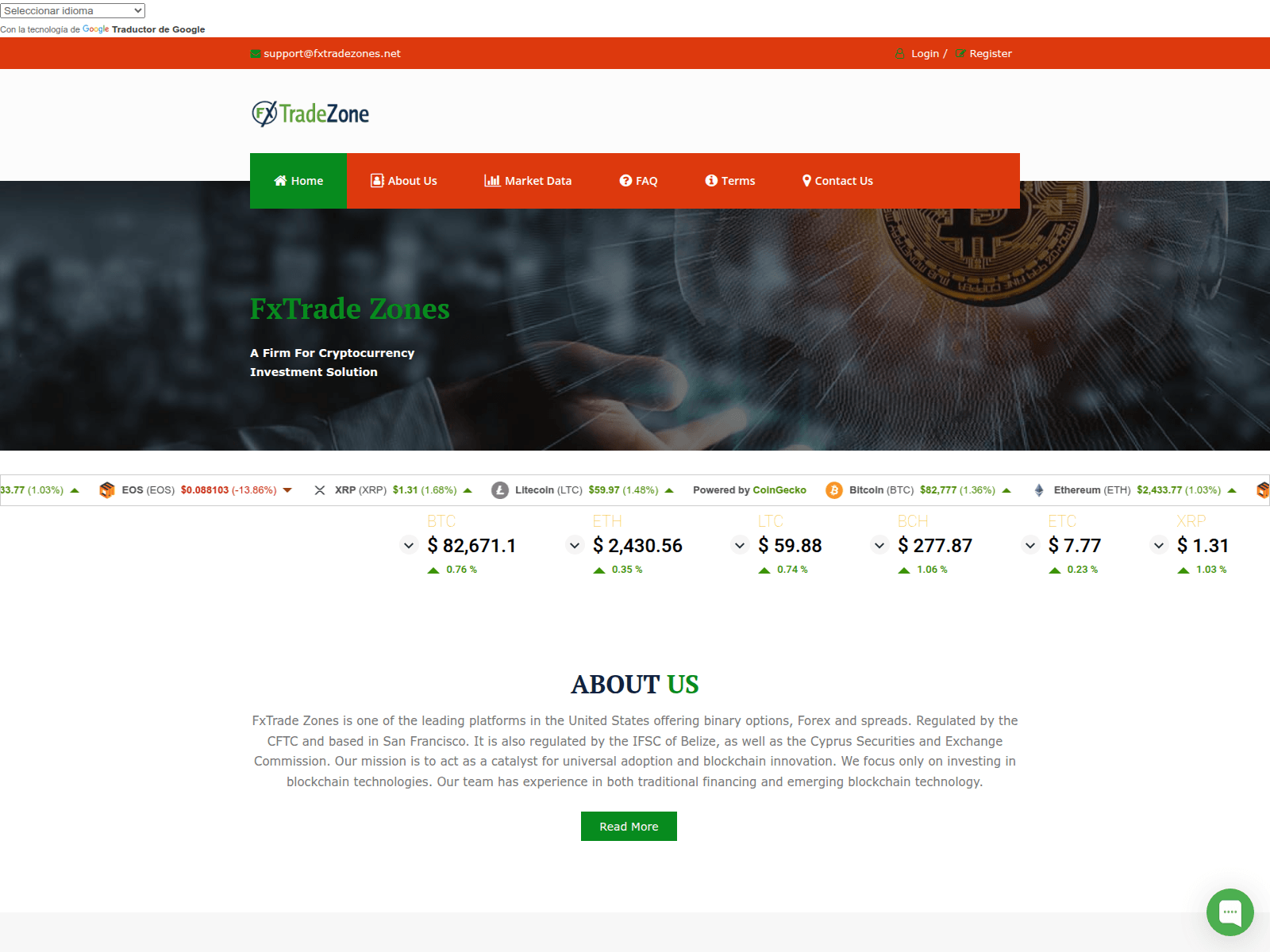 Screenshot of koindextradeoption.com