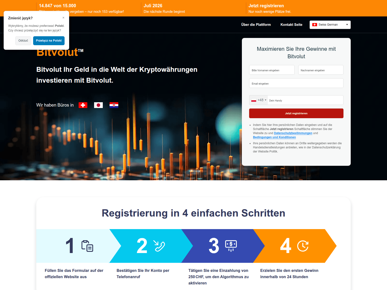 Screenshot of algoblaze.co