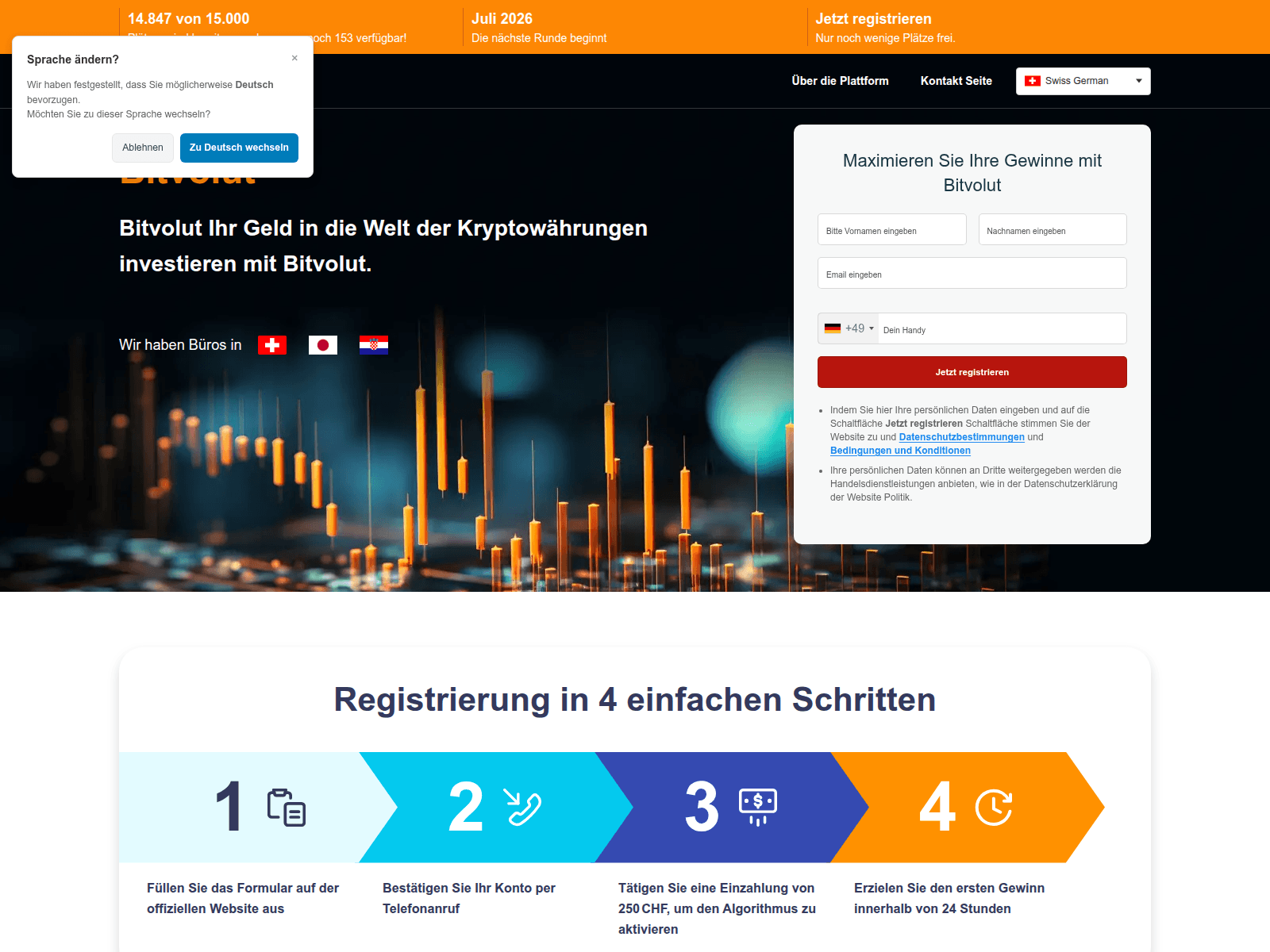 Screenshot of algoblaze.co