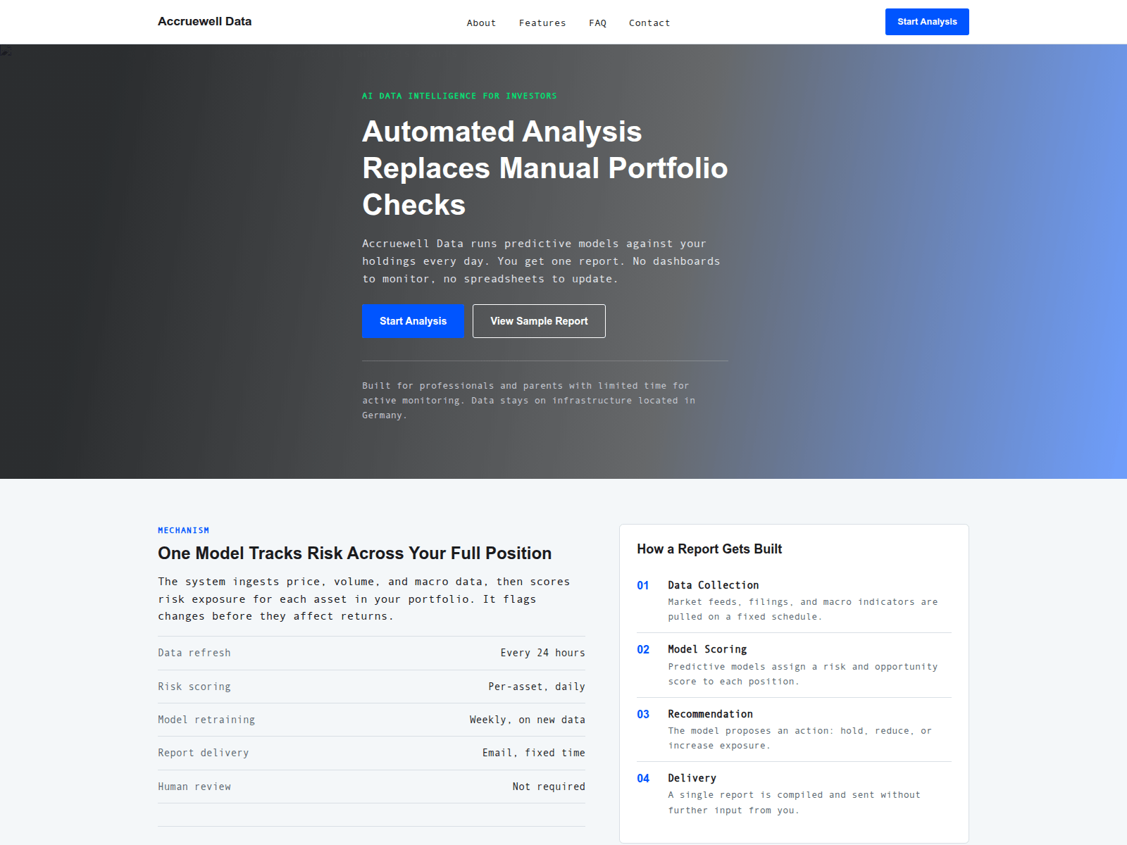 Screenshot of accruewelldata.com