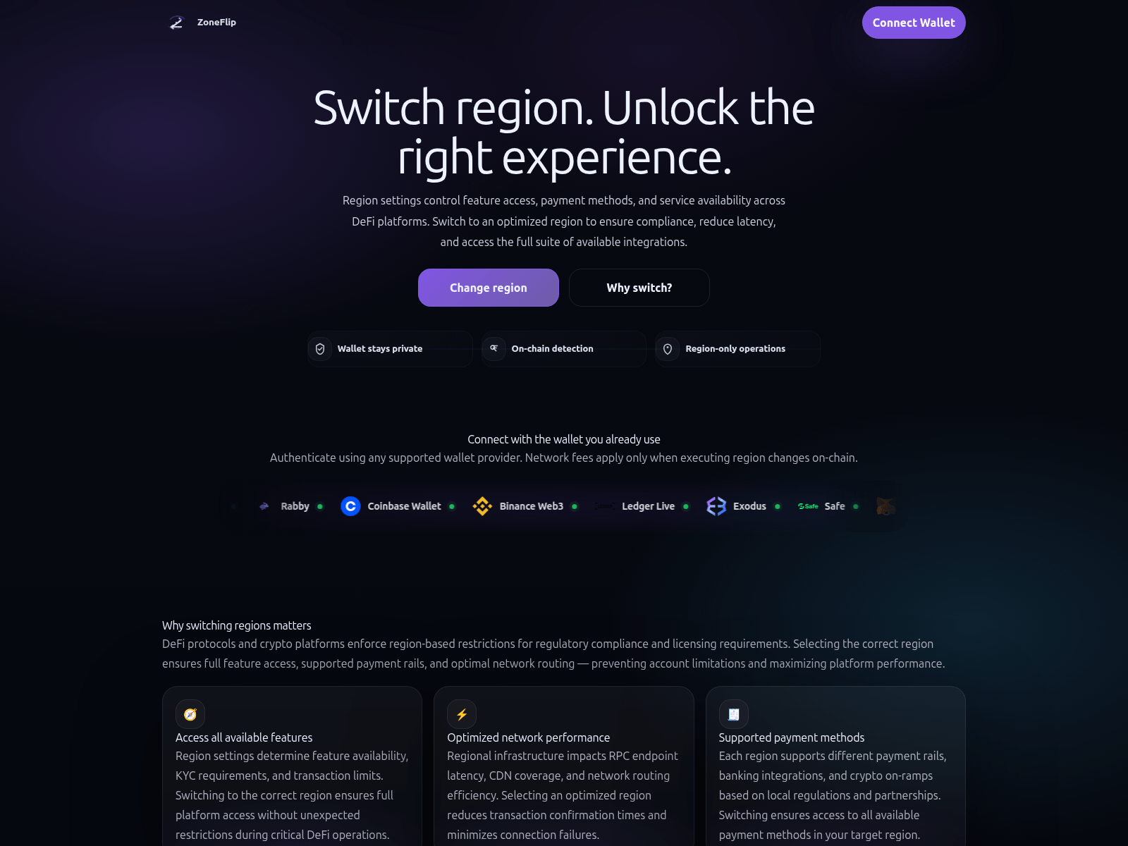 Screenshot of zoneflip.info