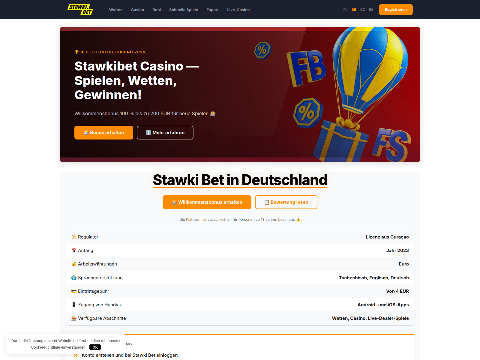 Screenshot of stawki-bets.de