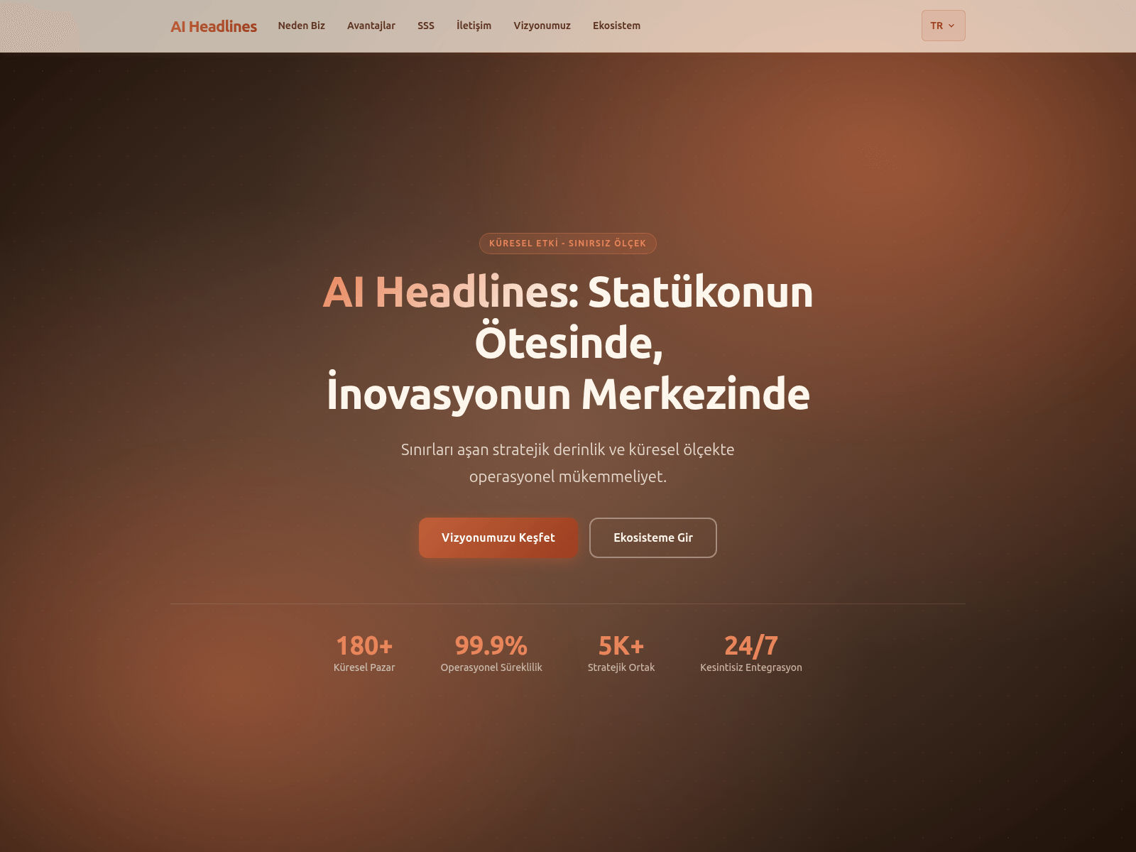 Screenshot of aiheadlinestrade.com
