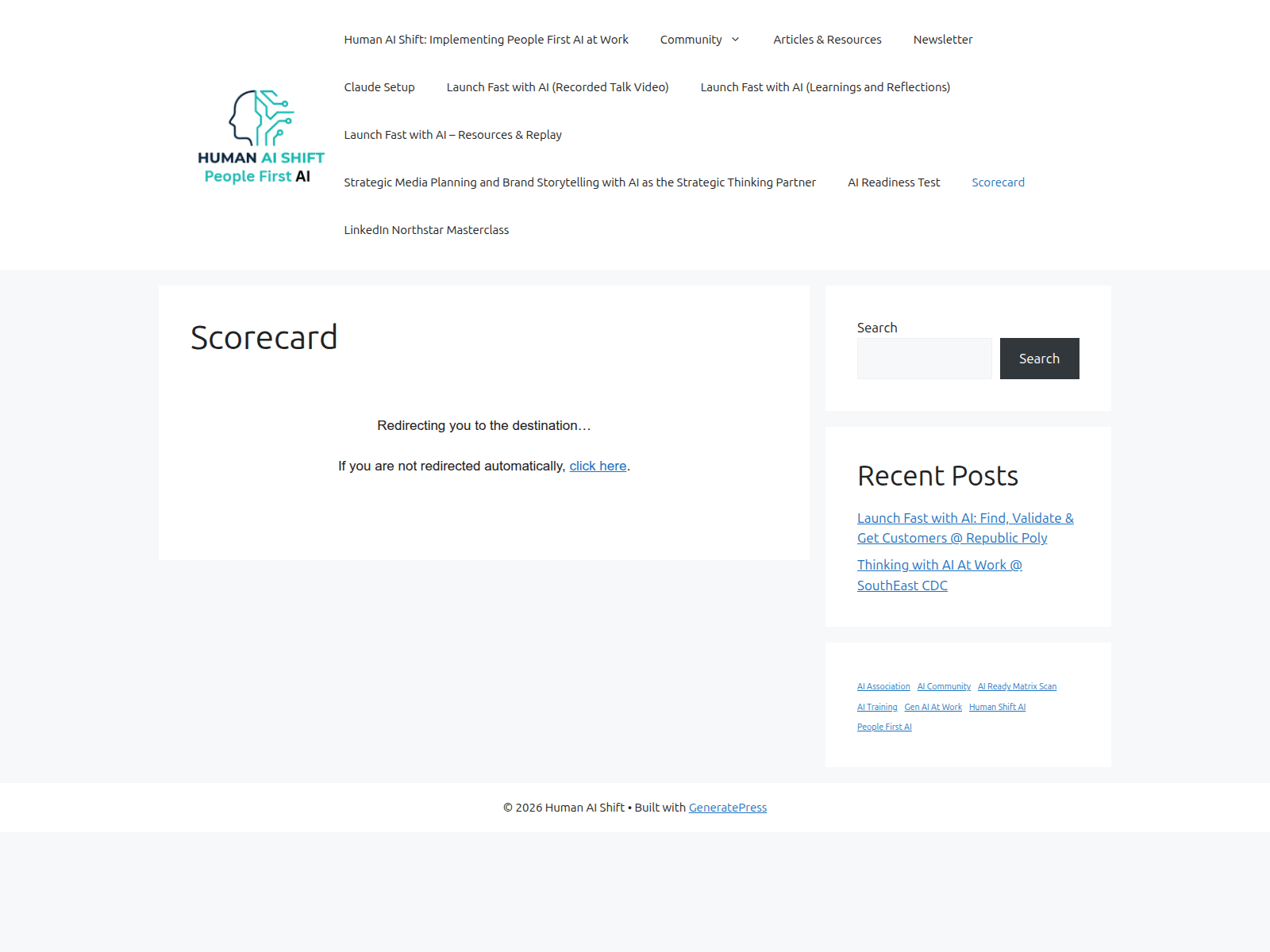 Screenshot of aireadymatrix.com