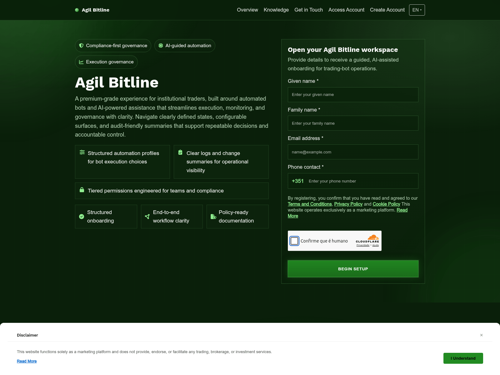 Screenshot of agilbitline.pro