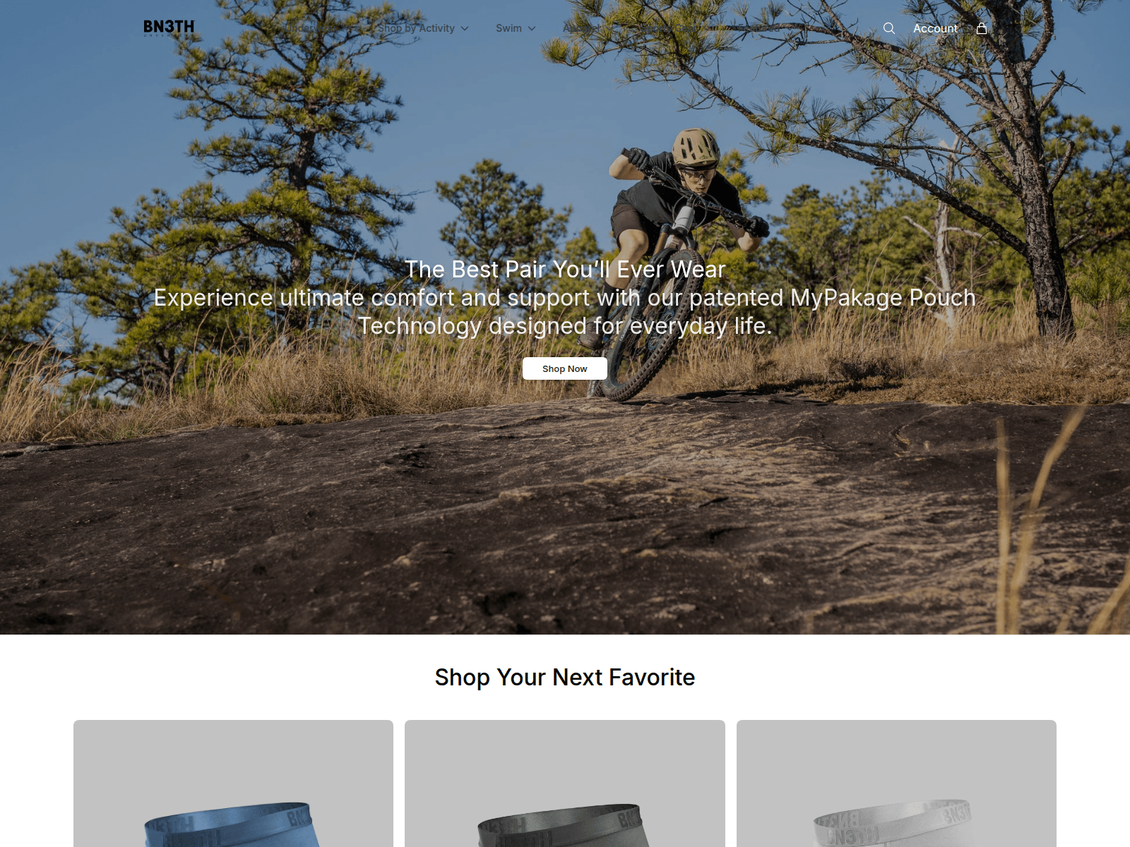 Screenshot of bn3thapparel.shop