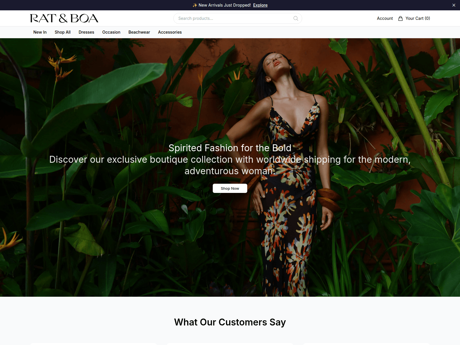 Screenshot of boahaven.shop