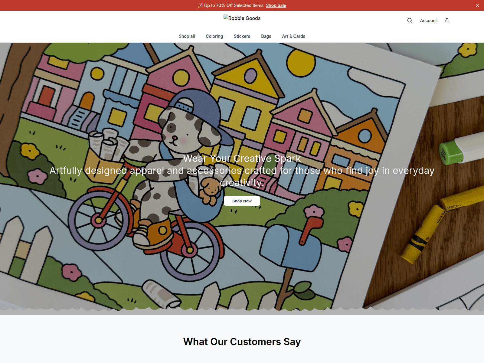 Screenshot of bobbiejoyco.shop