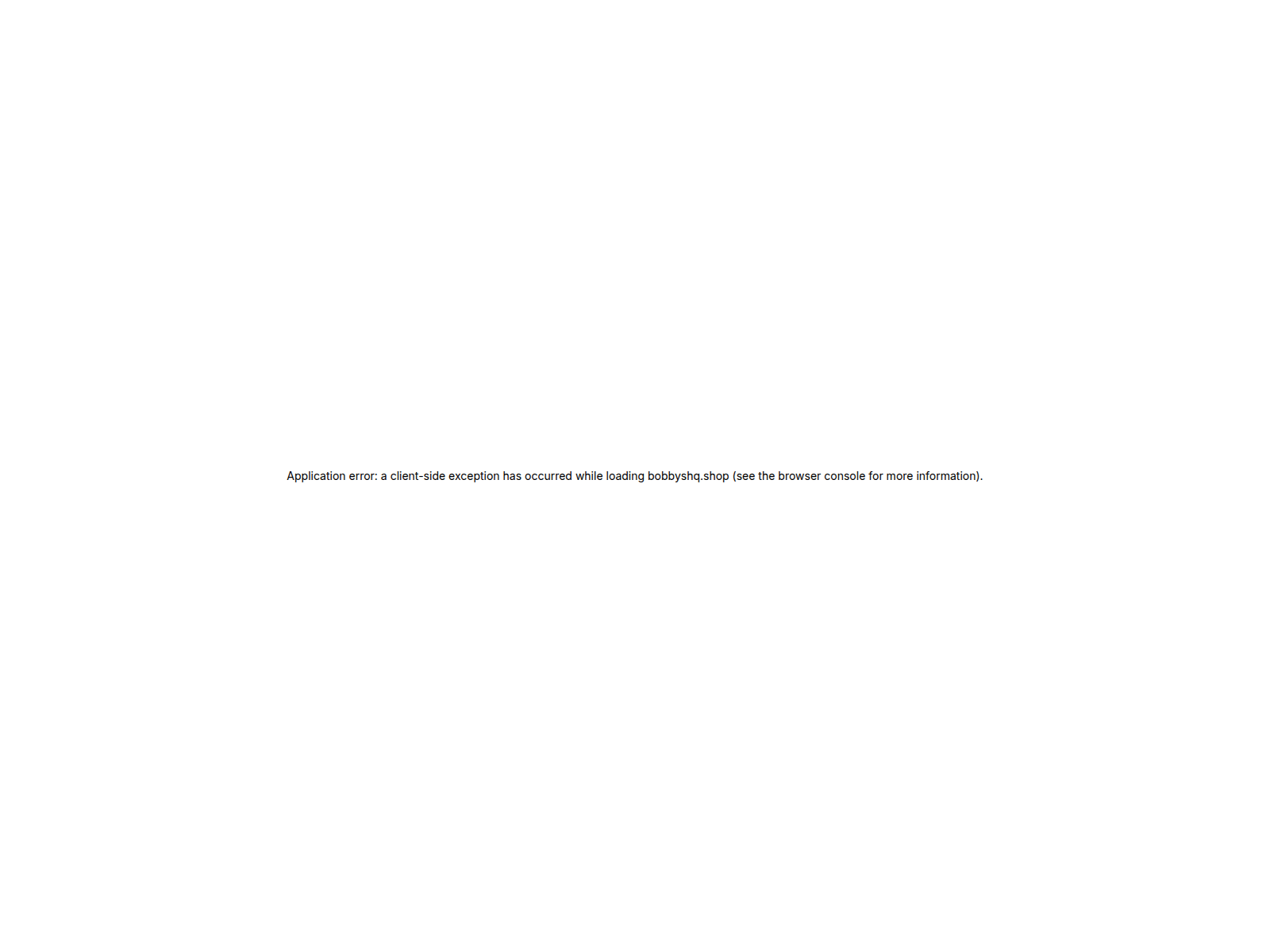 Screenshot of bobbyshq.shop