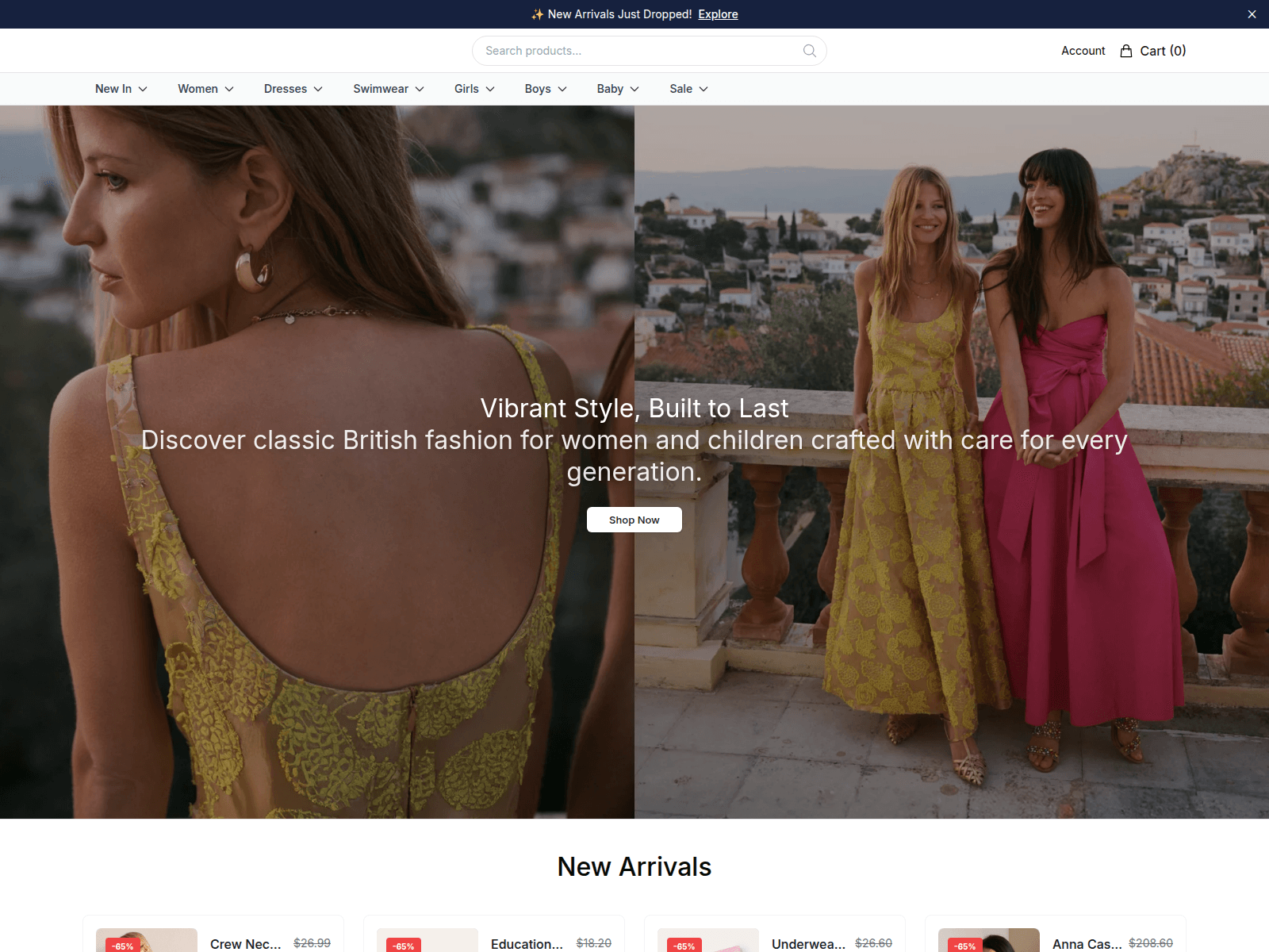 Screenshot of bodenshop.shop
